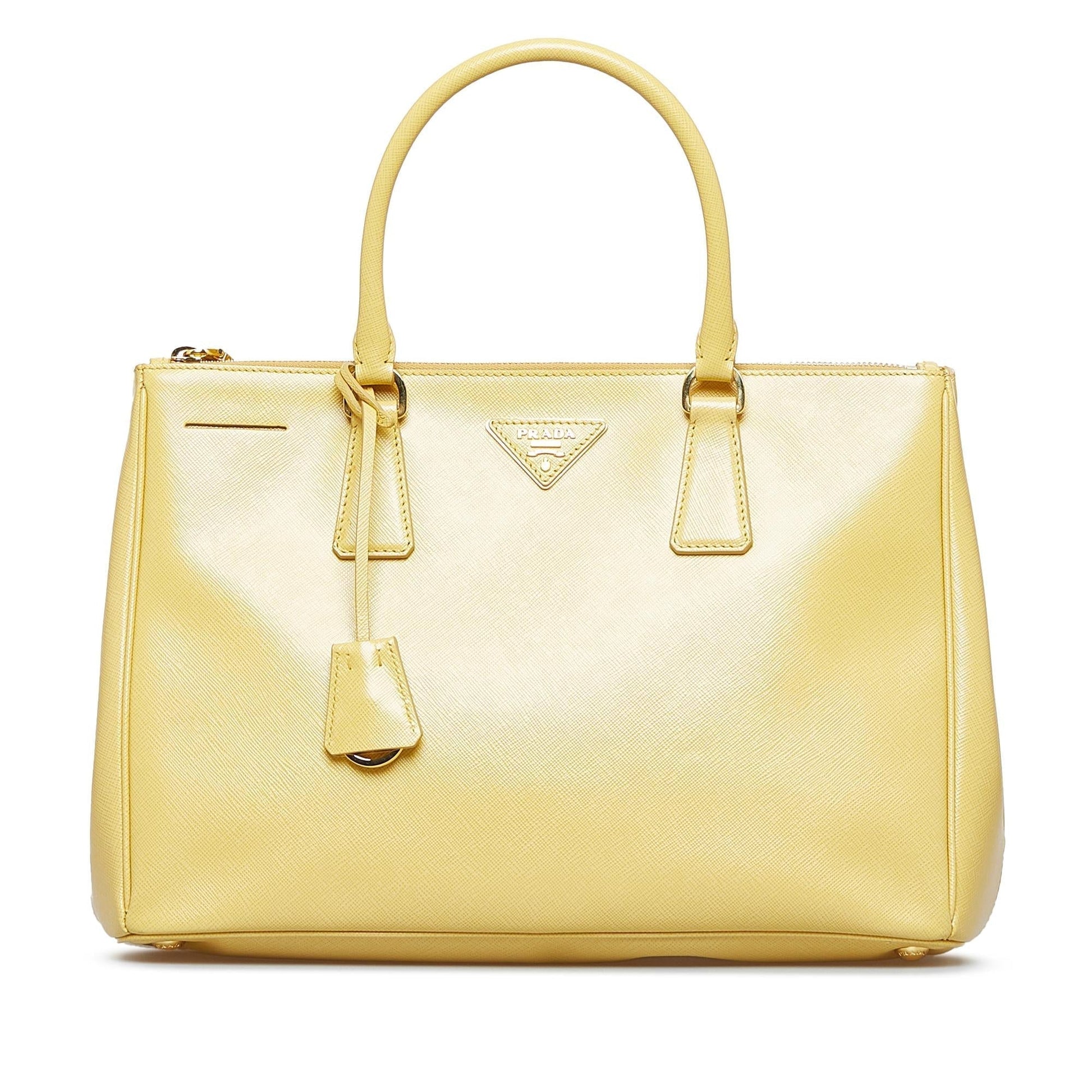 Prada Saffiano Lux Galleria Double Zip (SHG-yFcskK) Luxury Handbag