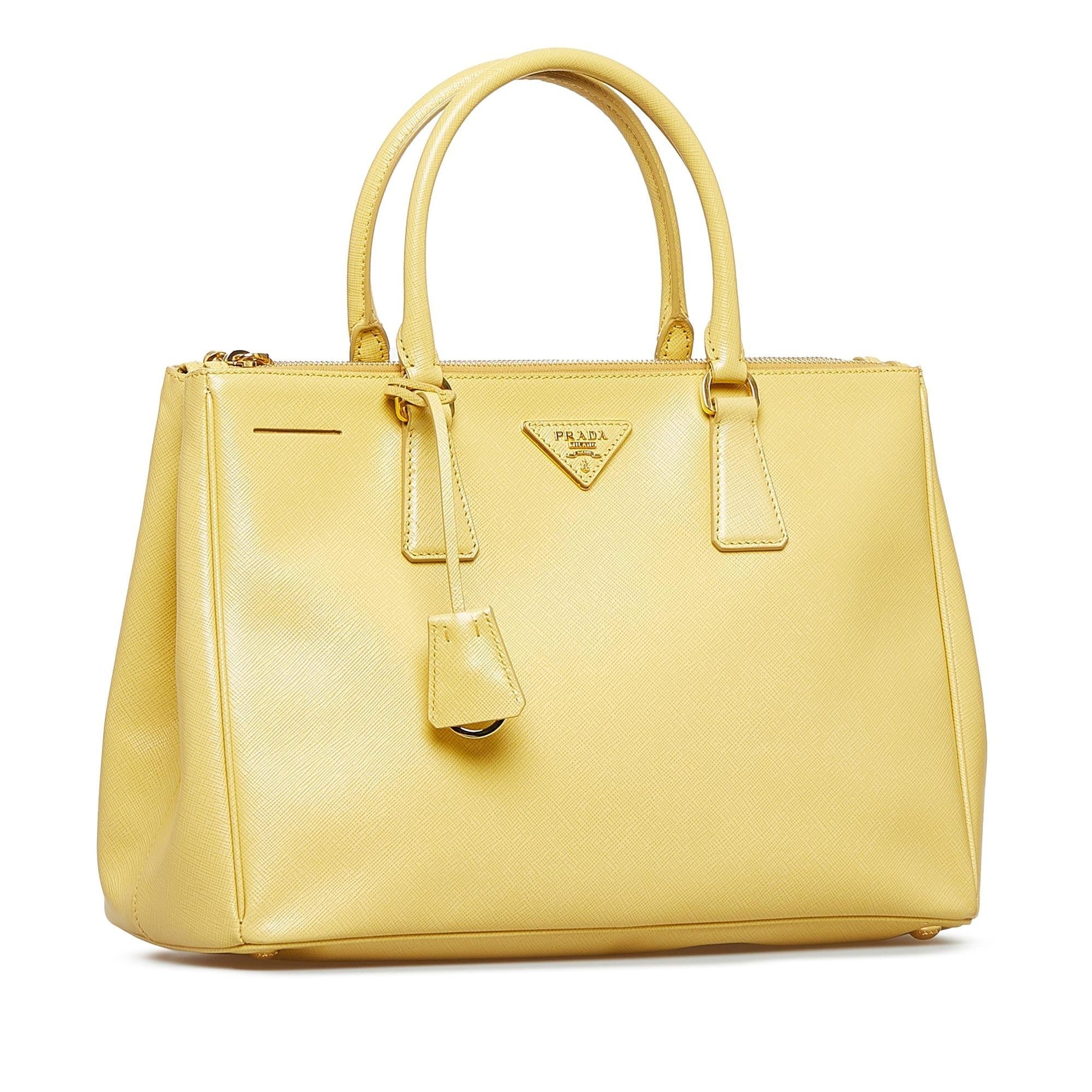 Prada Saffiano Lux Galleria Double Zip (SHG-yFcskK) Luxury Handbag