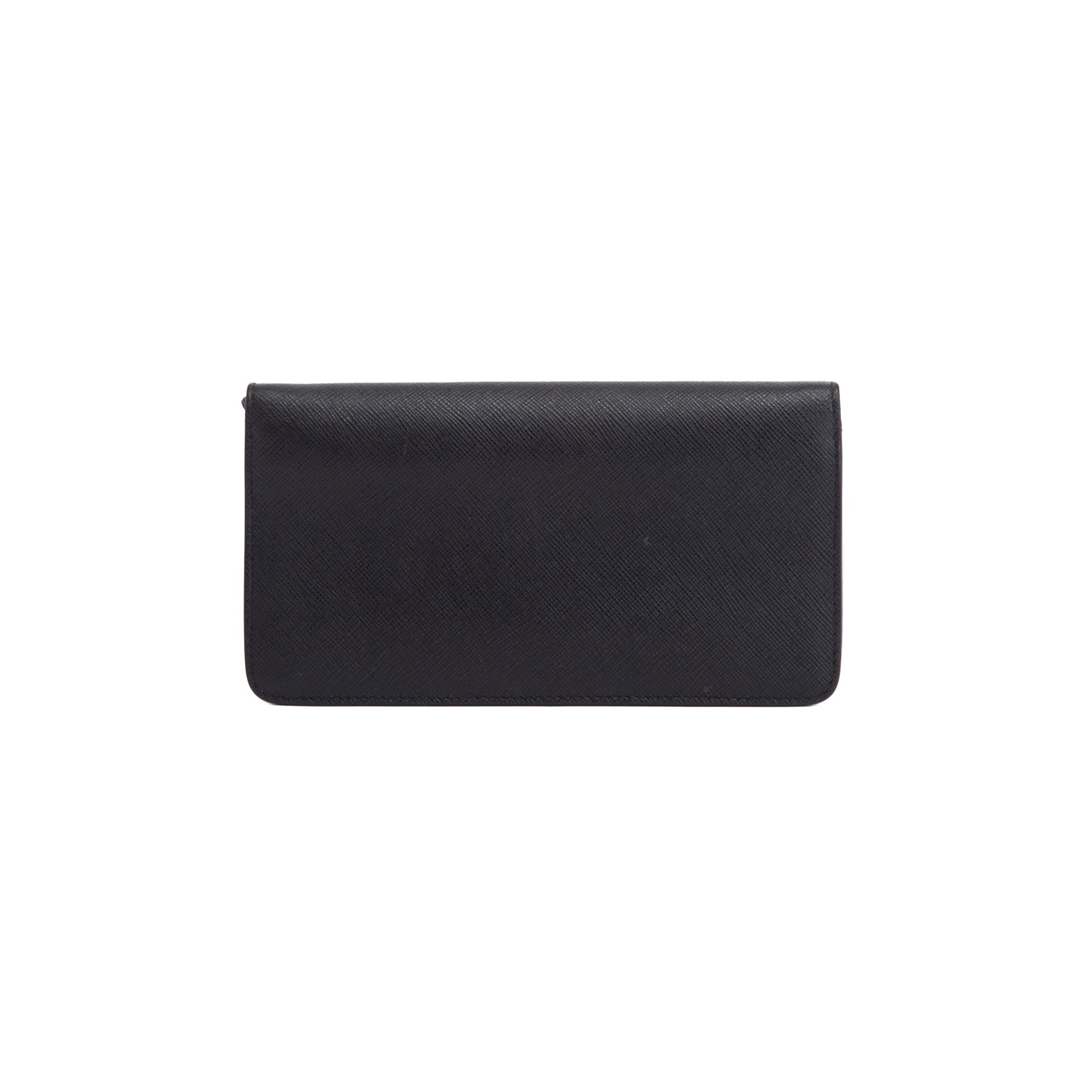 Prada Saffiano Lux Wallet on Chain