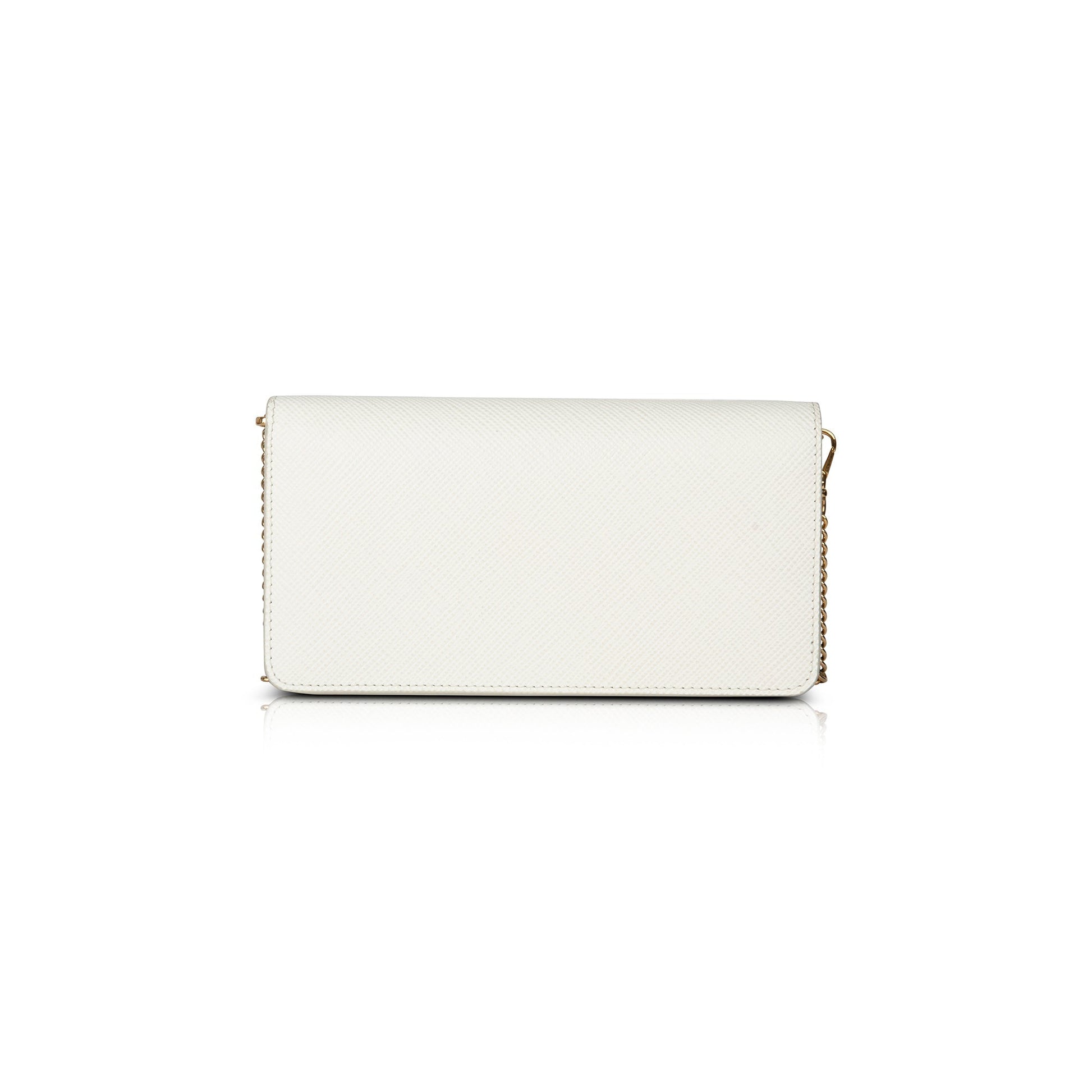 Prada Saffiano Lux Wallet on Chain