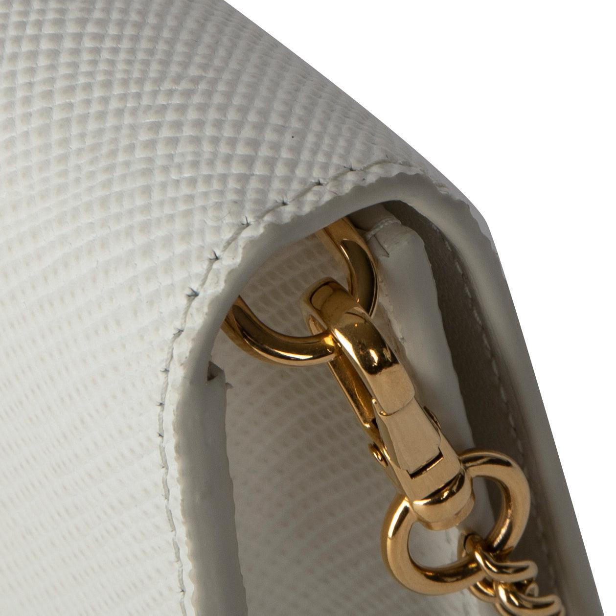Prada Saffiano Lux Wallet on Chain