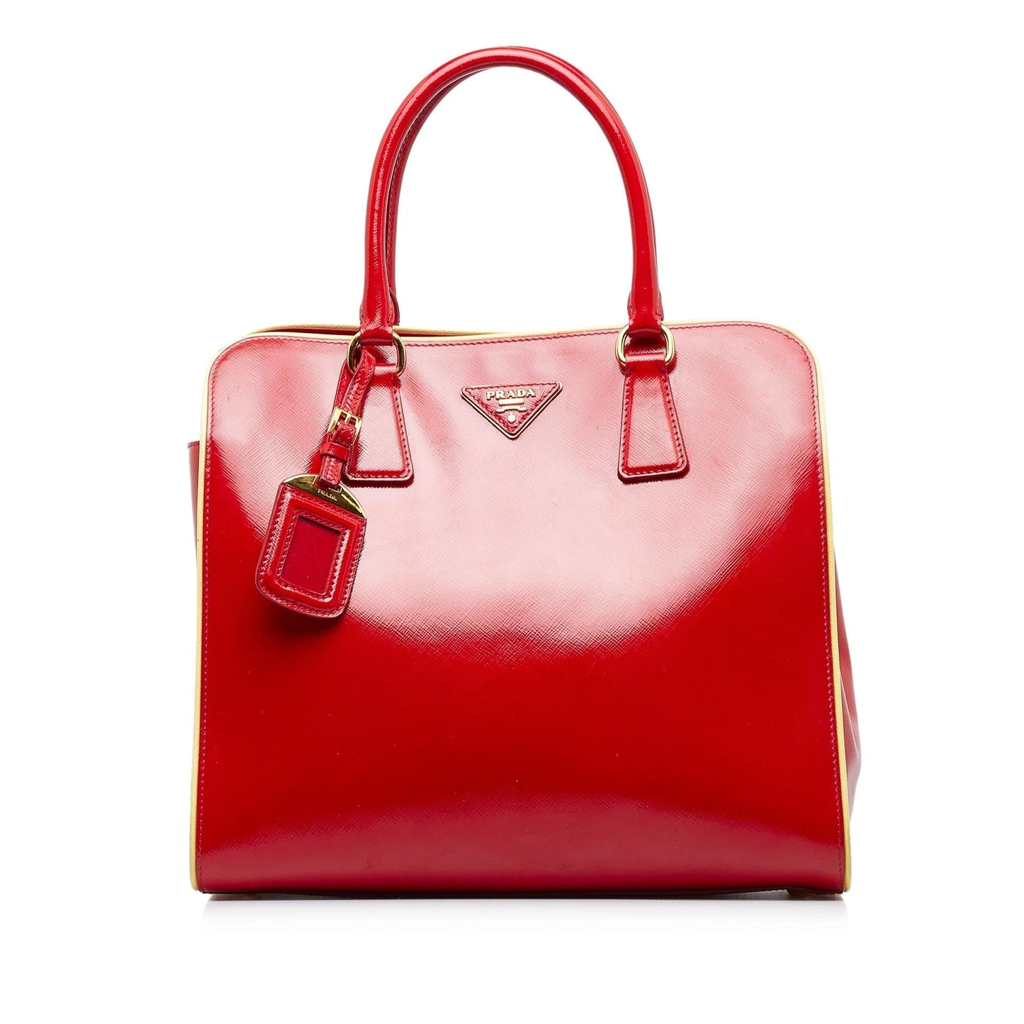 Prada Saffiano Vernice Satchel (SHG- )