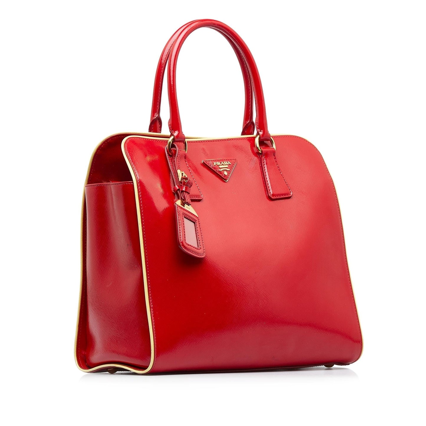 Prada Saffiano Vernice Satchel (SHG- )