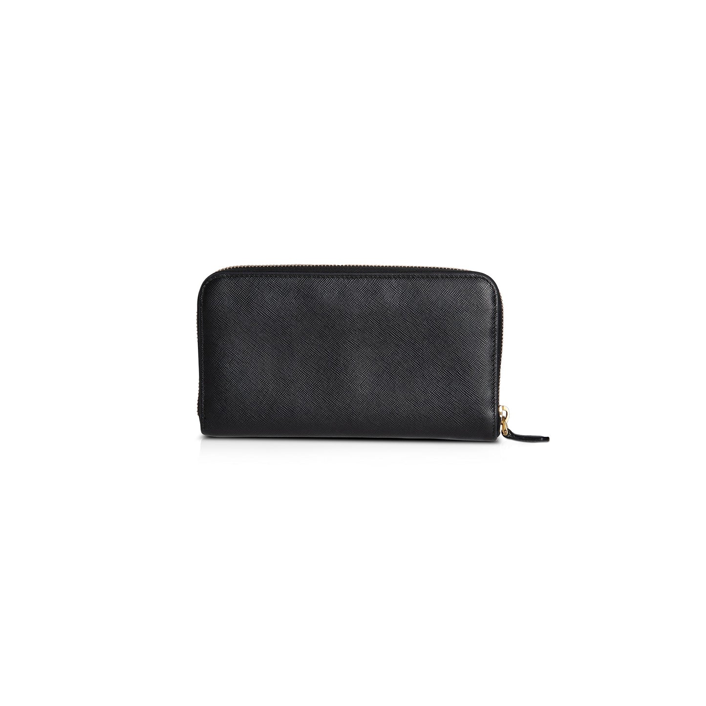 Prada Saffiano Zip Around Wallet