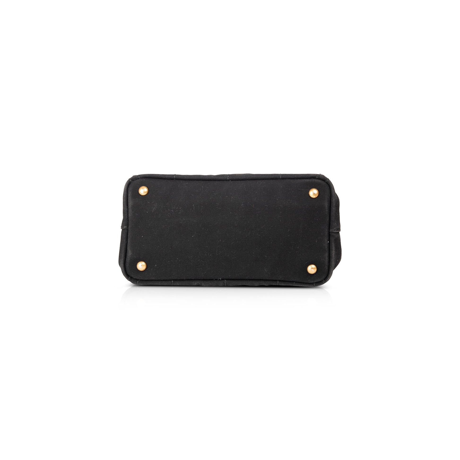 Prada Small Canapa Logo Tote