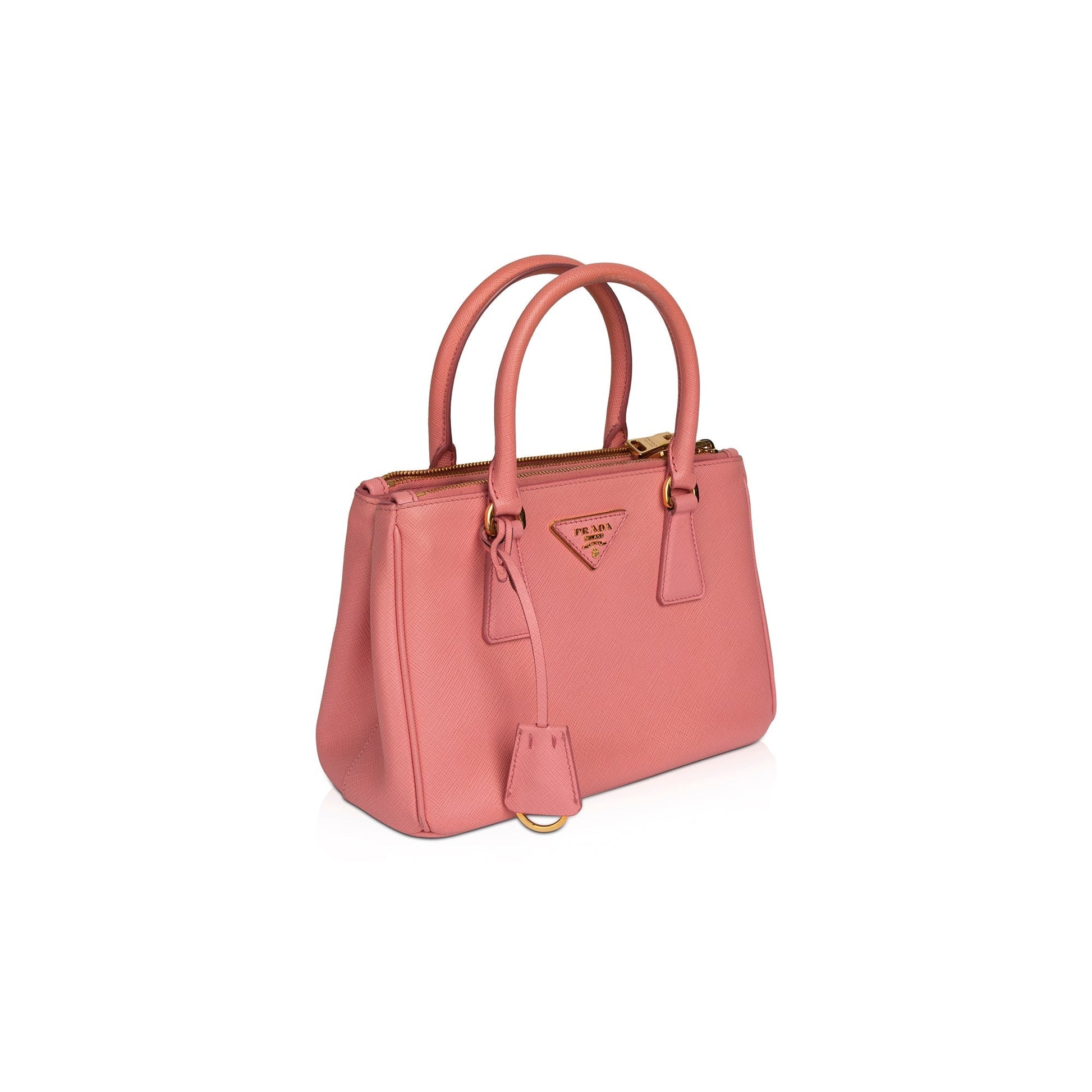 Prada Small Saffiano Lux Galleria Double Zip Tote