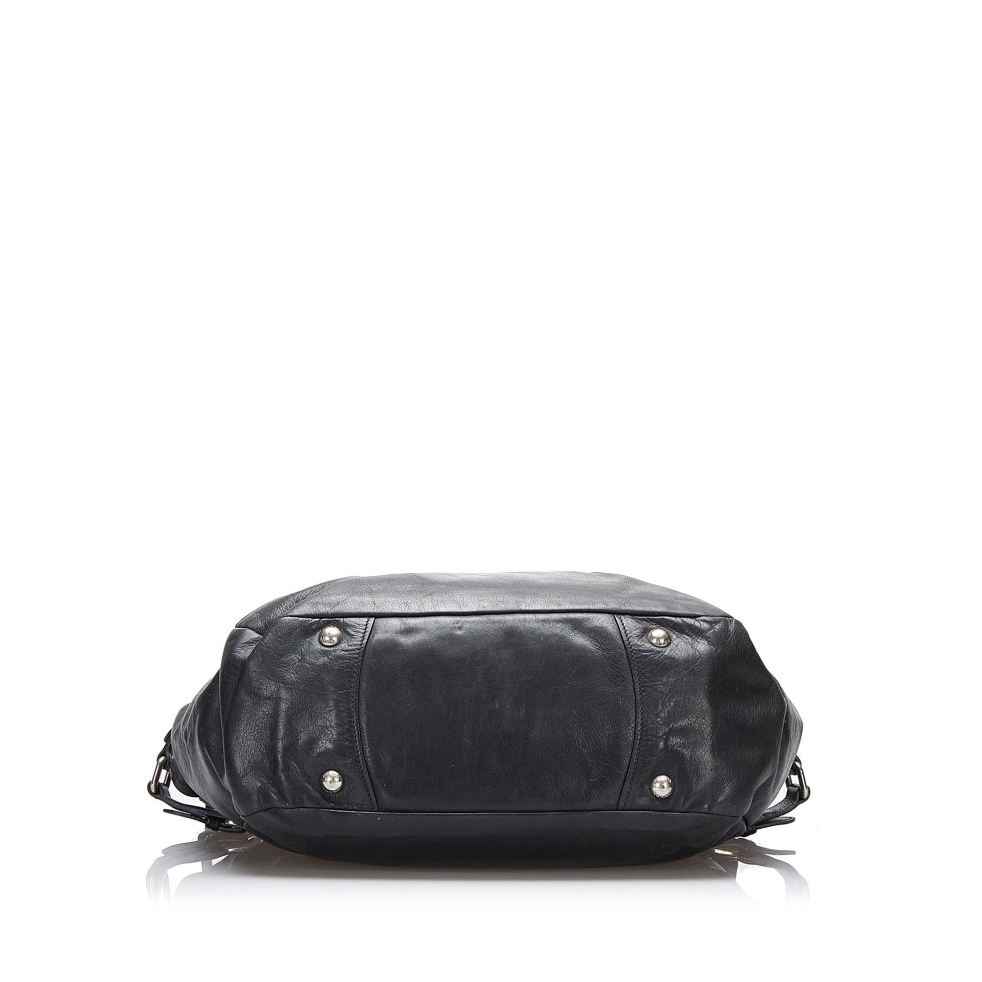 Prada Soft Calf Side Pocket Shoulder Bag (SHG-ZwCuzX)