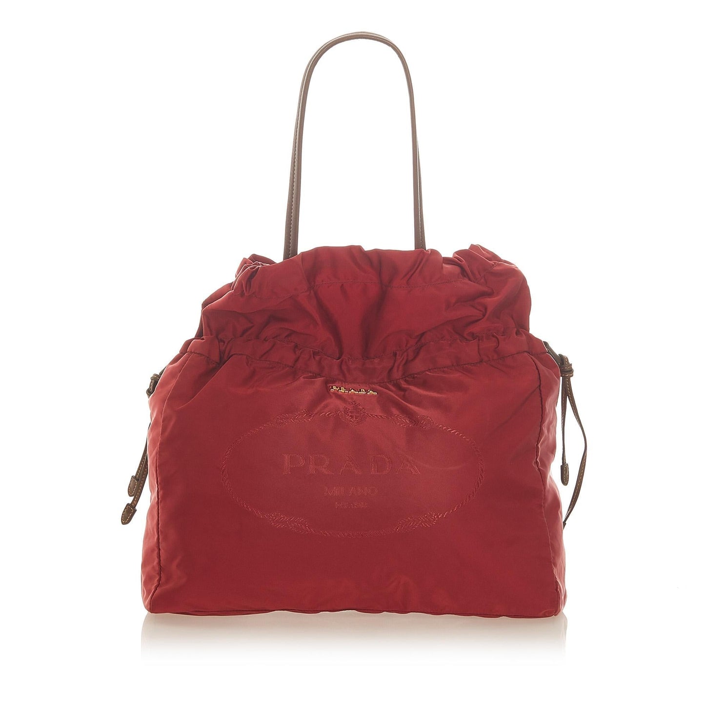 Prada Tessuto Drawstring Shopper Tote Bag ( )