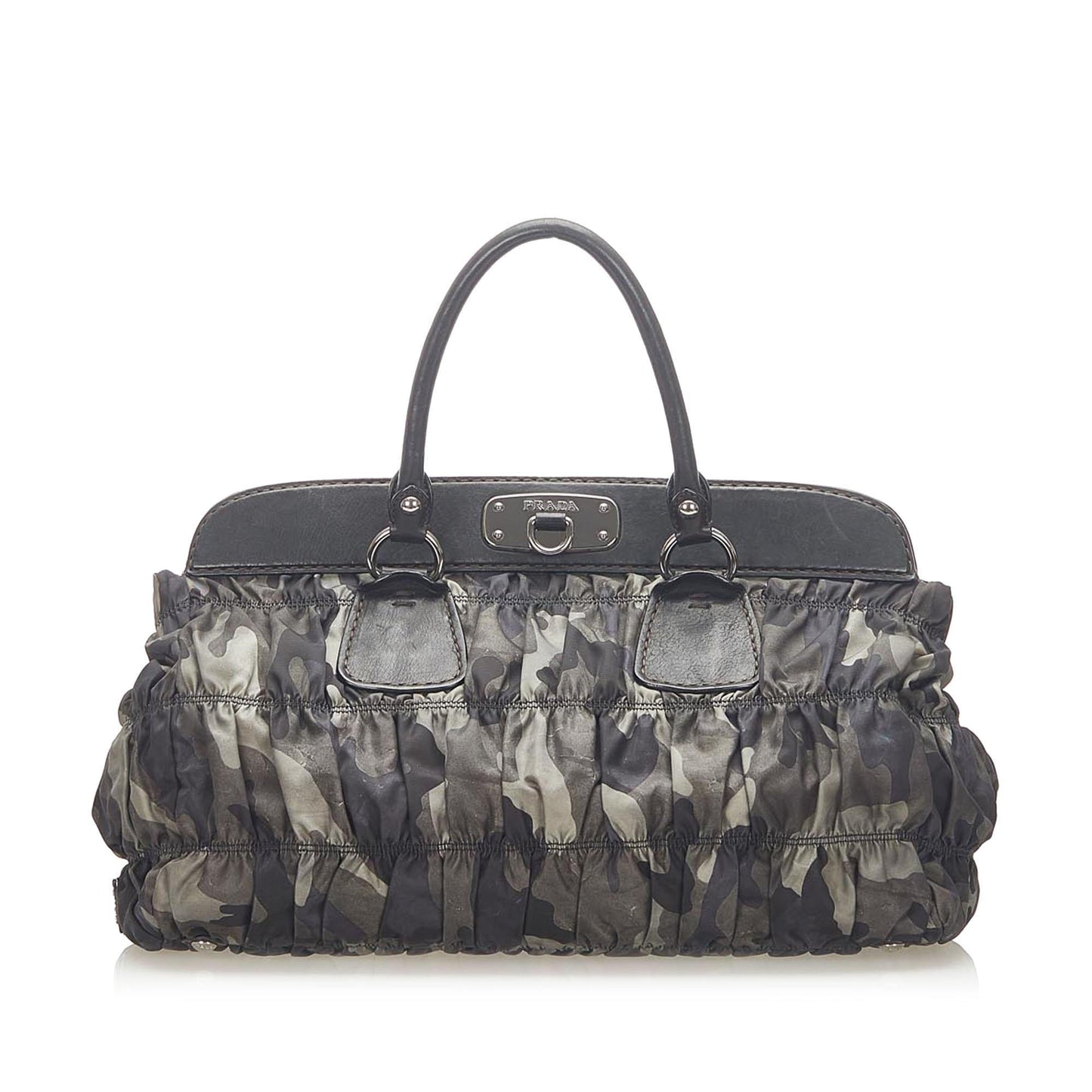 Prada Tessuto Gaufre Camouflage Tote Bag ( )