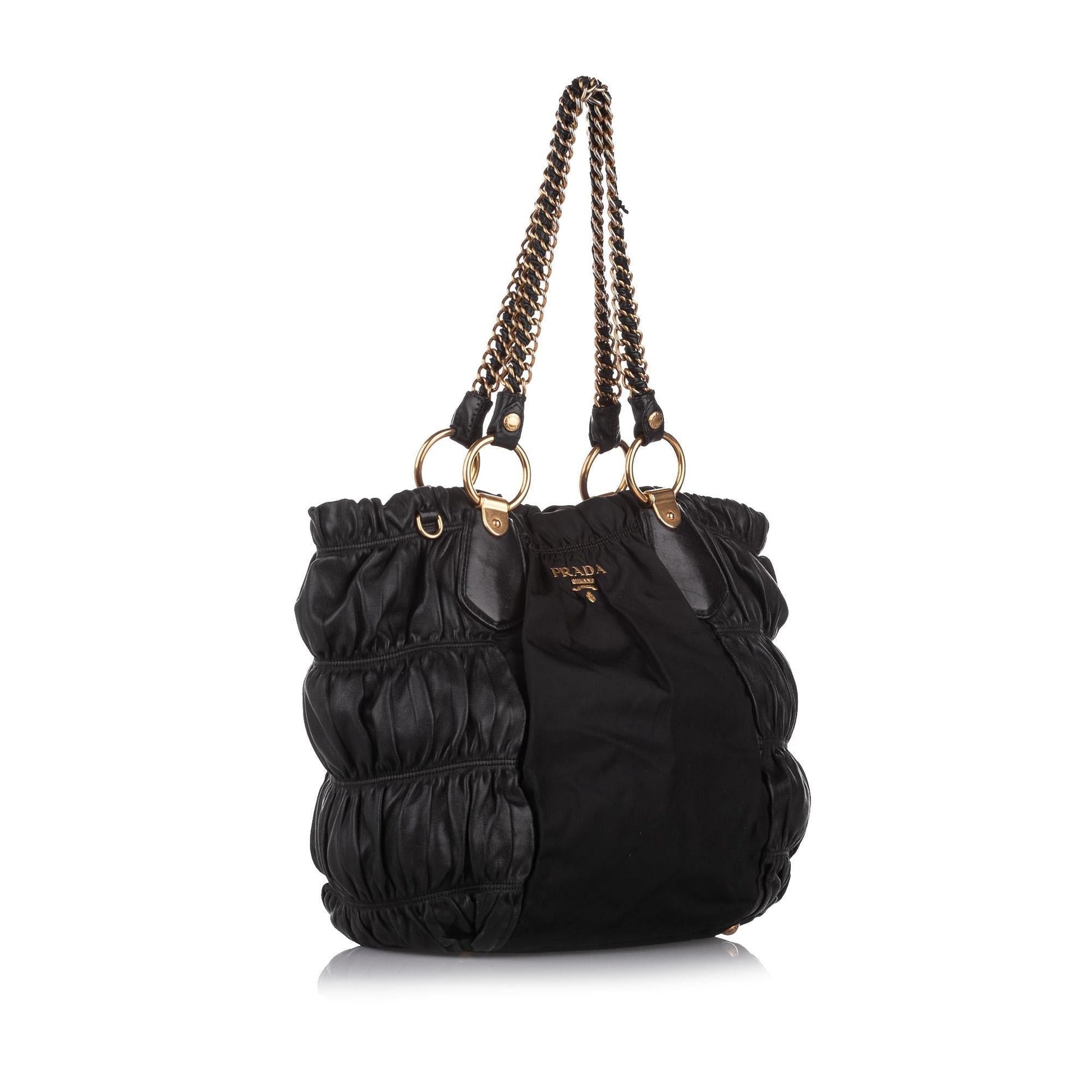 Prada Tessuto Nappa Gaufre Tote Bag ( )