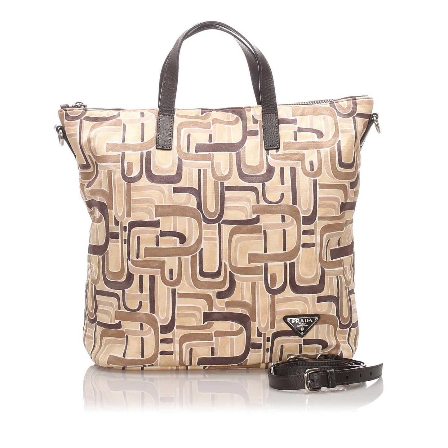 Prada Tessuto Stampato Tote ( )