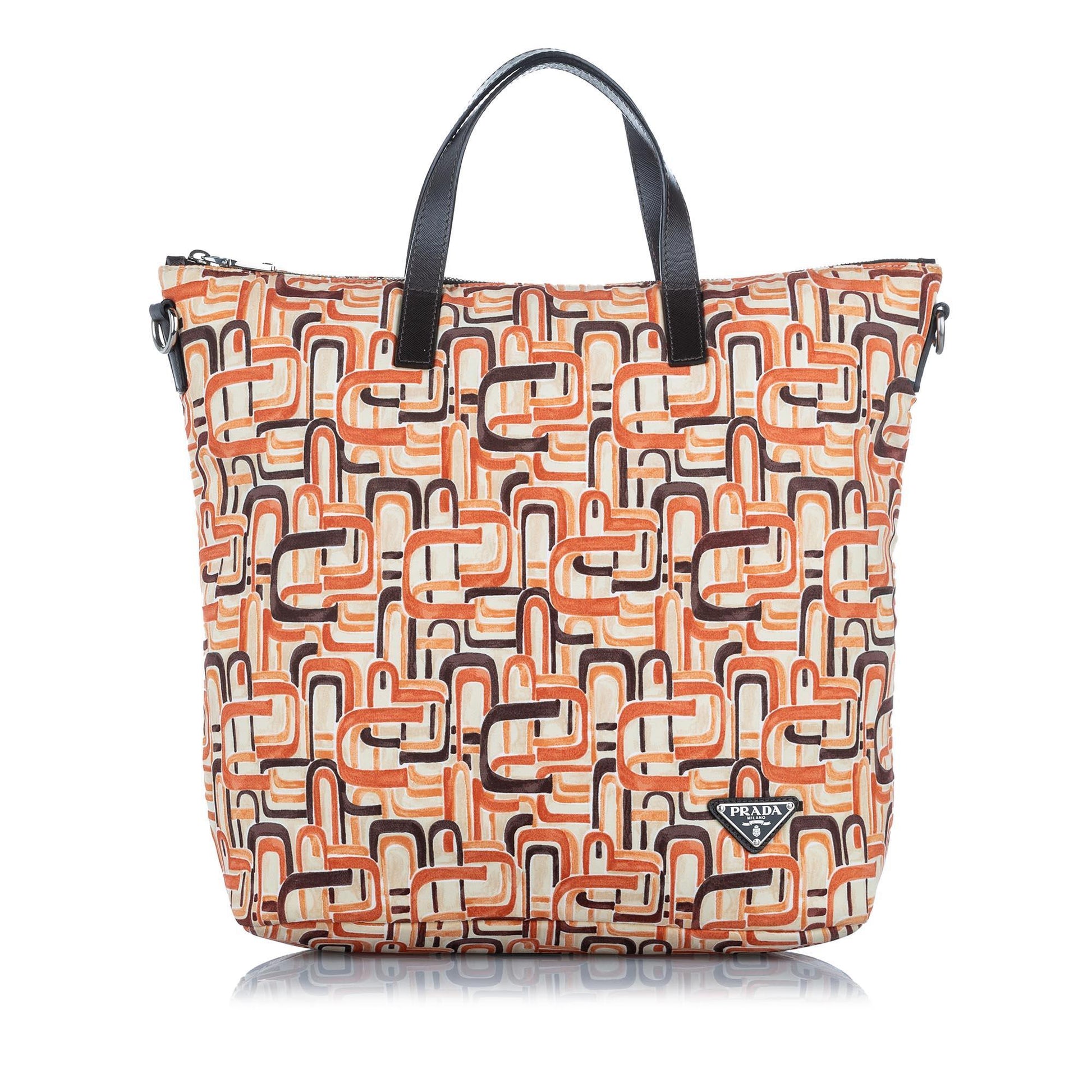 Prada Tessuto Stampato Tote Bag ( )