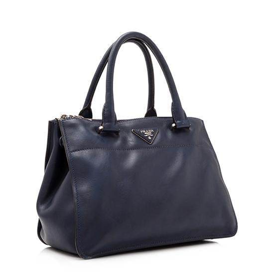 Prada Calfskin City Double-Zip Small Tote - FINAL SALE ( )