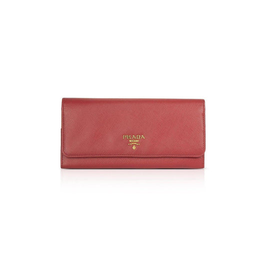 Prada Tri-Colour Saffiano Continental Wallet