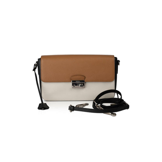 Prada Tricolour Saffiano Lux Sound Crossbody Bag