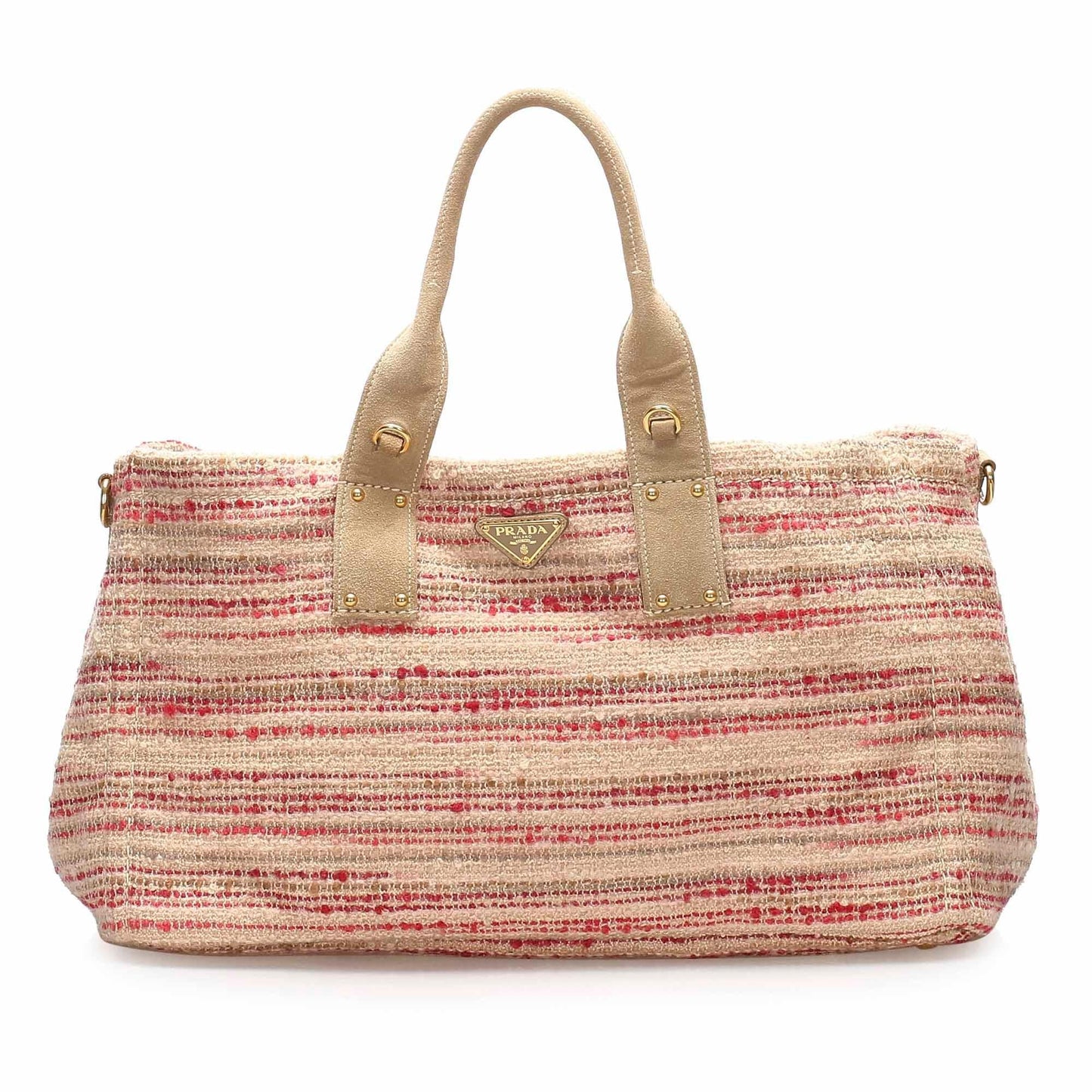 Prada Tweed Tote Bag ( )