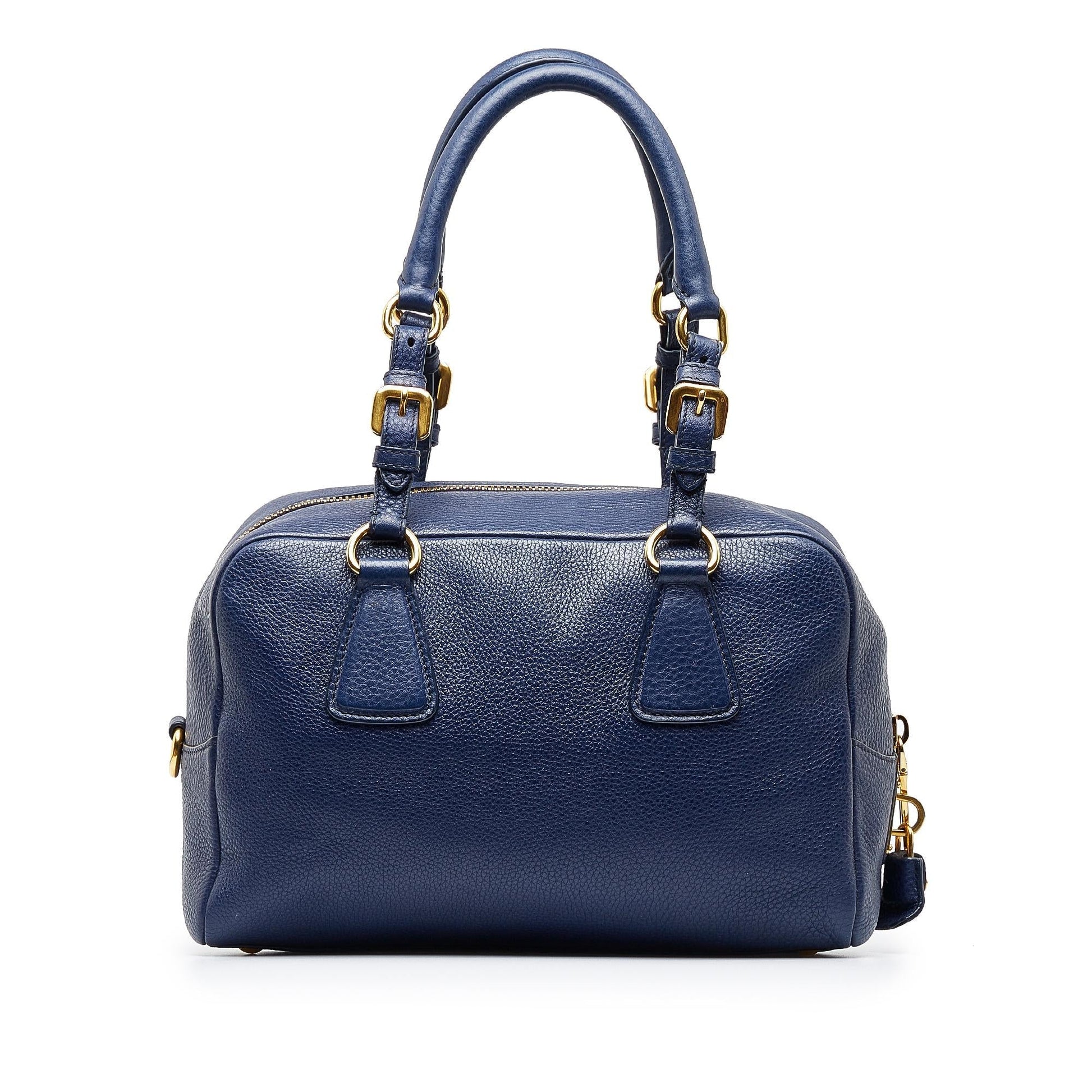 Prada Vitello Daino Bauletto (SHG-wohSJP) Luxury Handbag