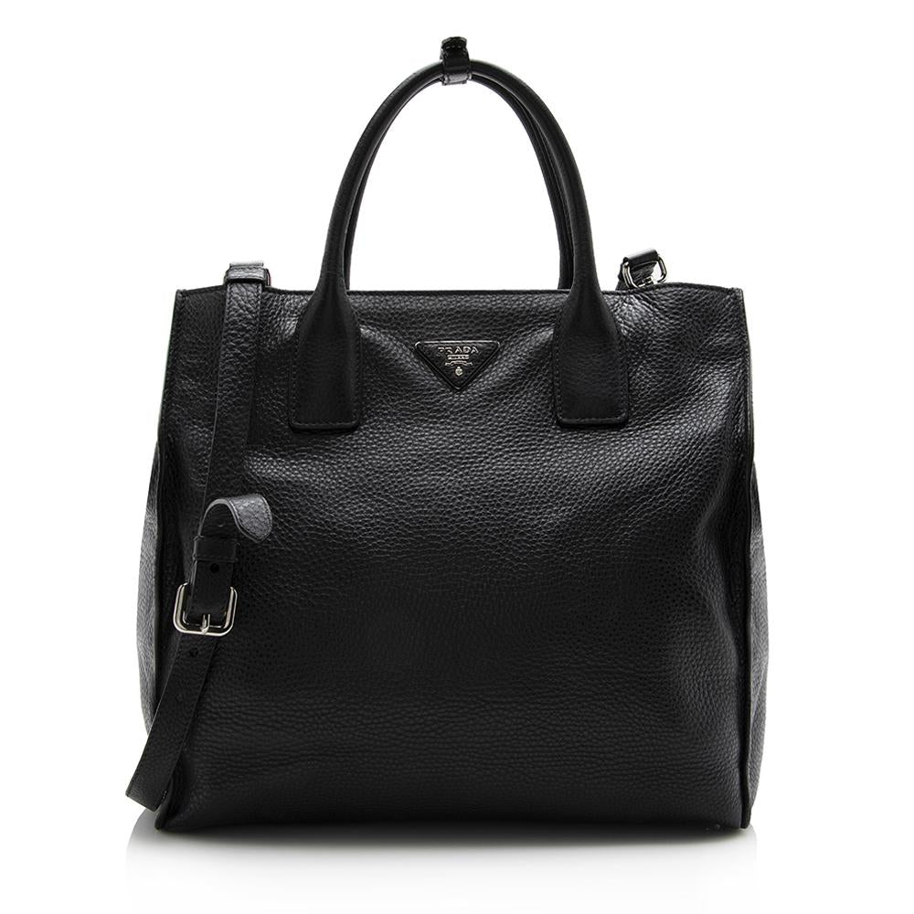 Prada Vitello Daino Shopping Tote ( )