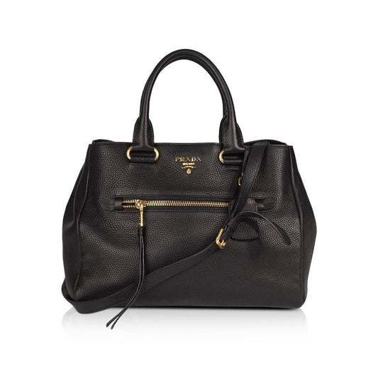 Prada Vitello Daino Shopping Tote
