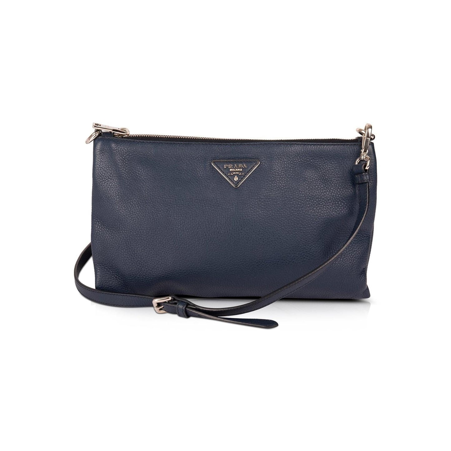 Prada Vitello Daino Zip Crossbody Bag
