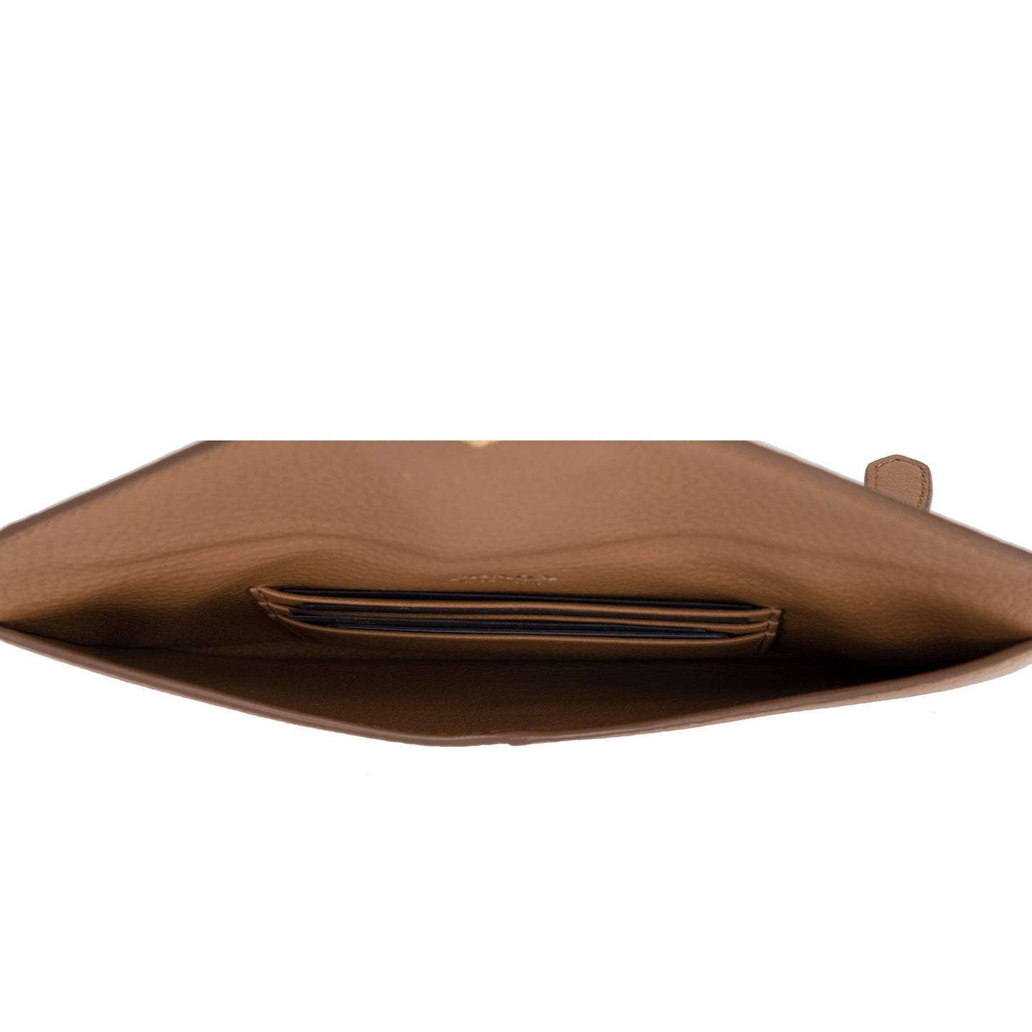 Prada Vitello Grain Leather Envelope Clutch