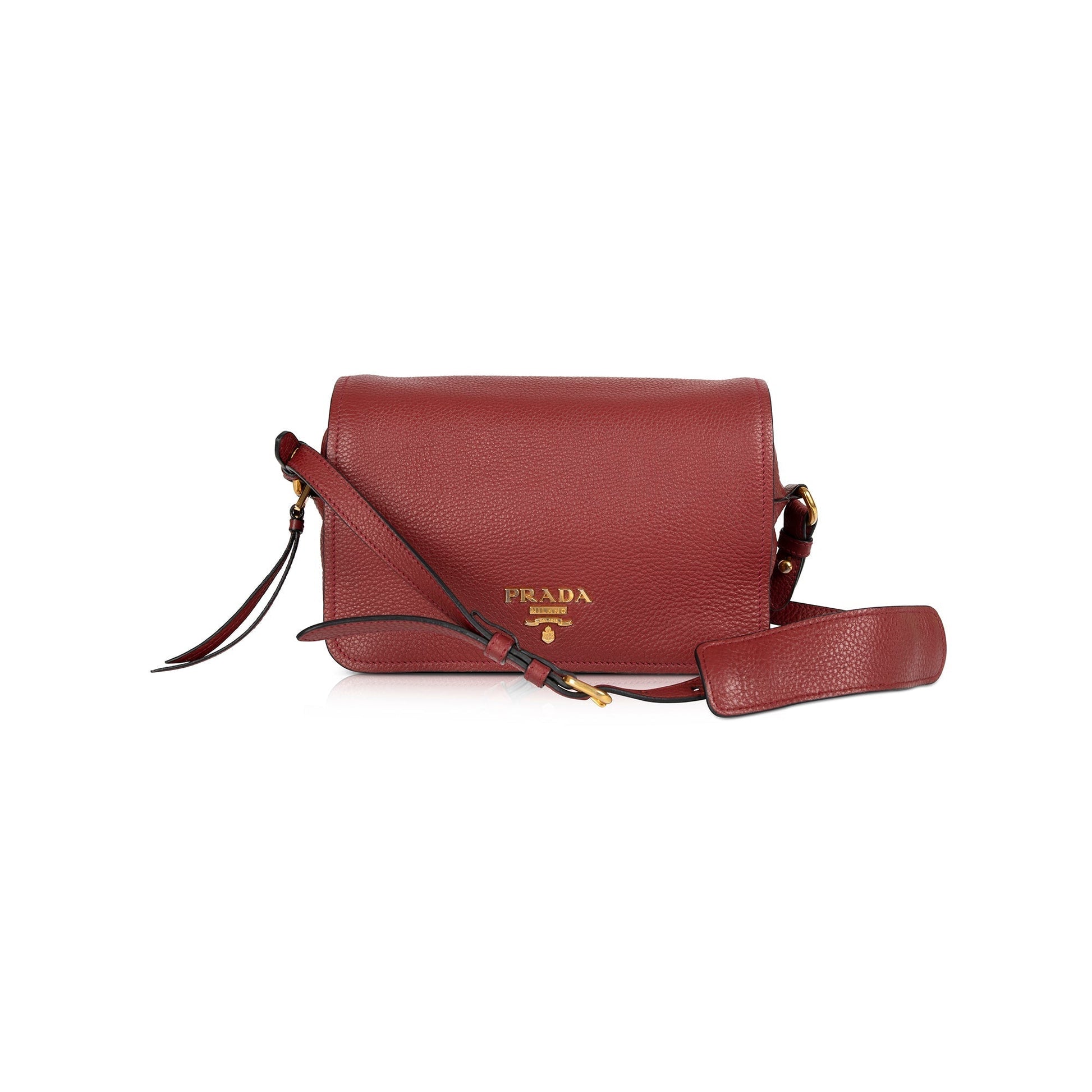 Prada Vitello Phenix Flap Crossbody Bag