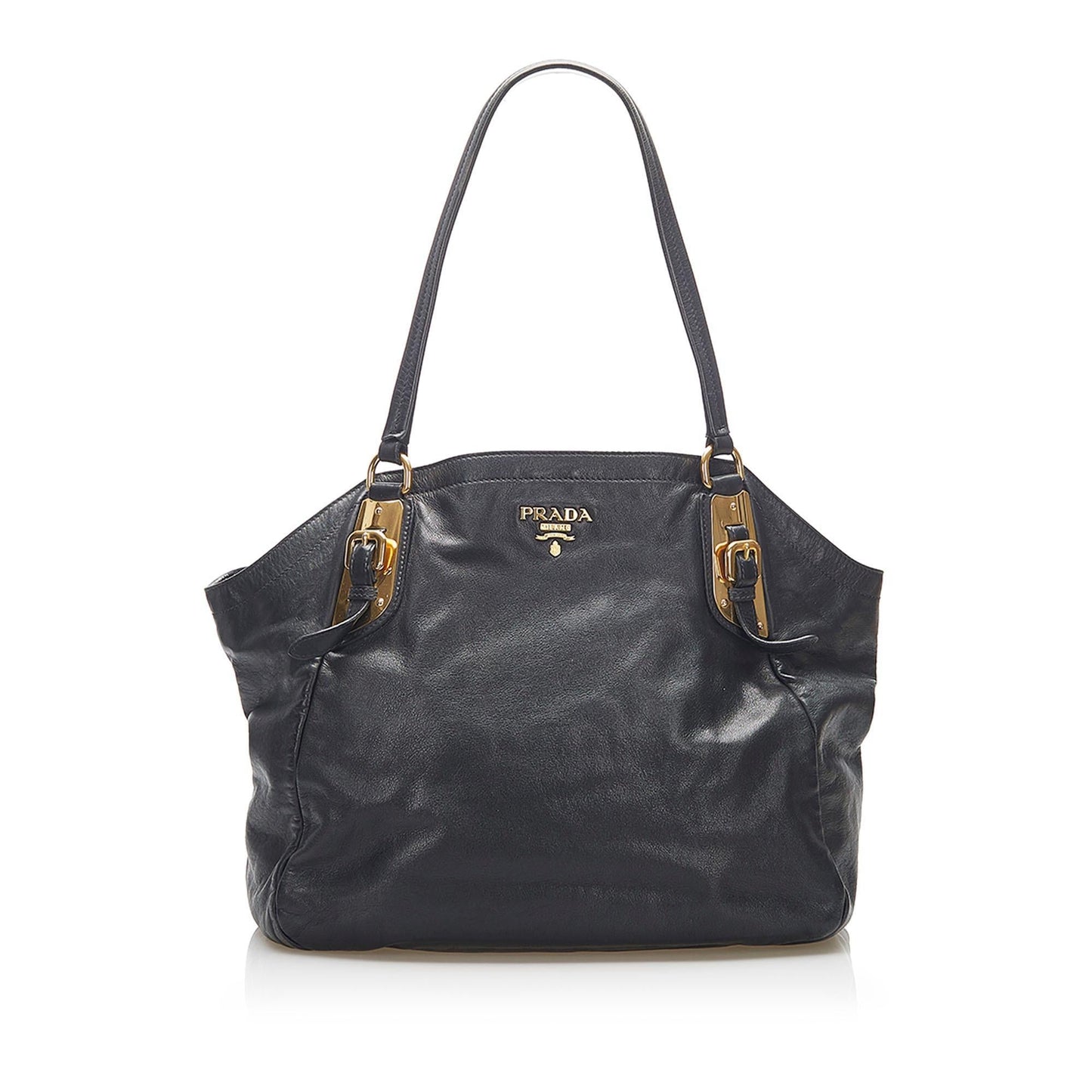 Prada Vitello Shine Leather Tote Bag ( )