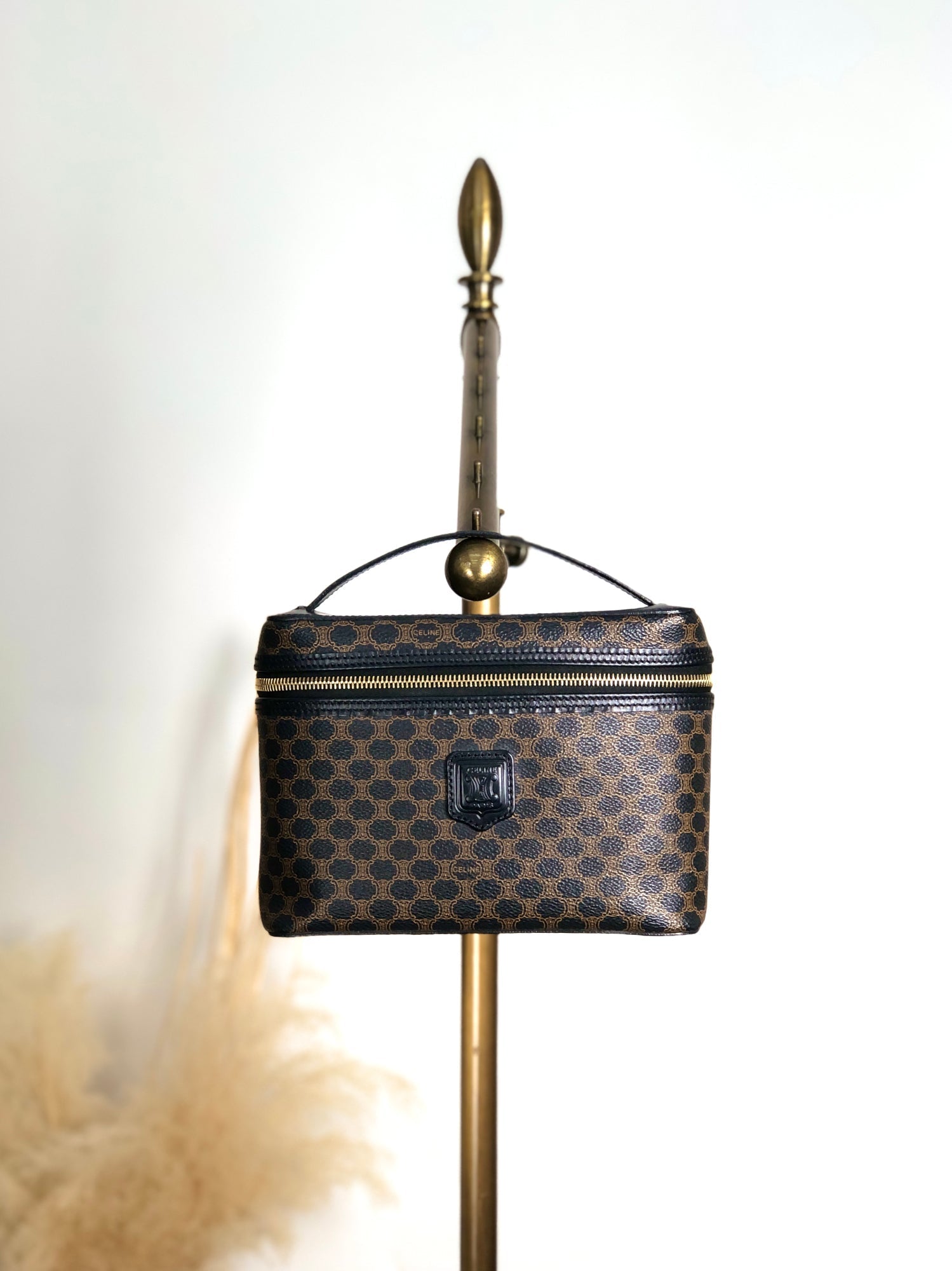 CELINE Handbag Vanity bag Black x6aezr