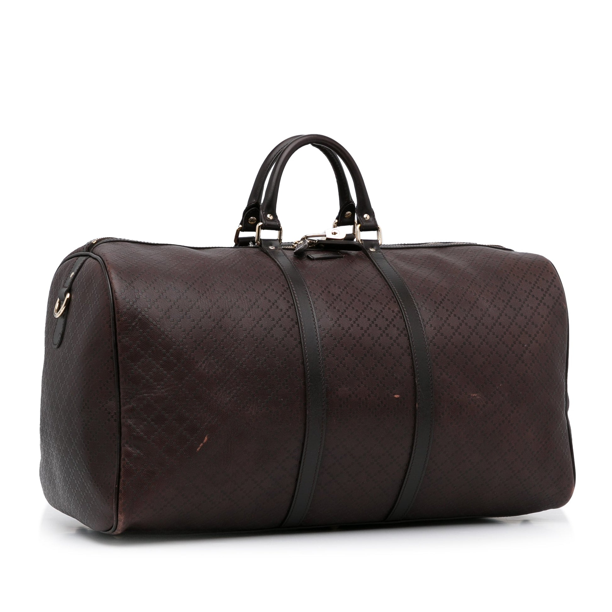 Gucci Brown Leather Shoulder Bag Style 1