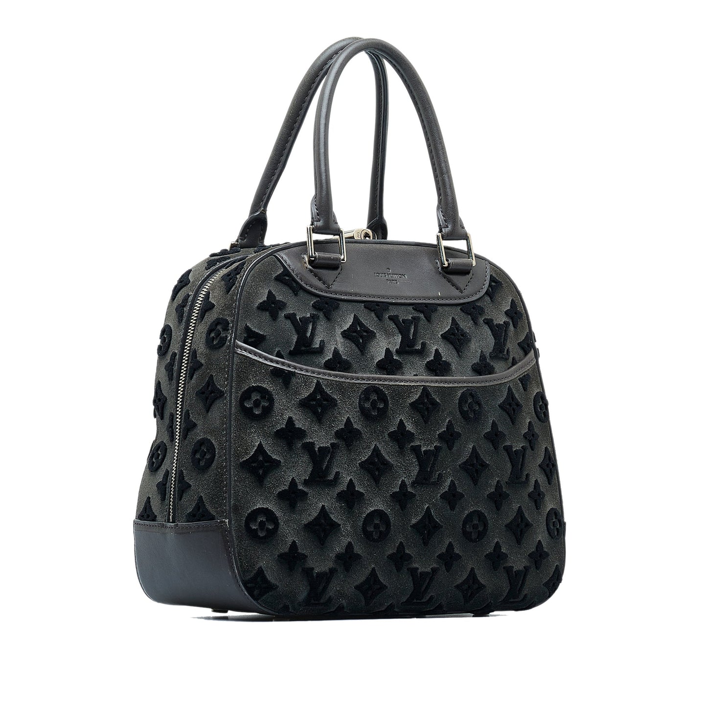 LOUIS VUITTON Monogram Tuffetage Deauville Cube Handbag