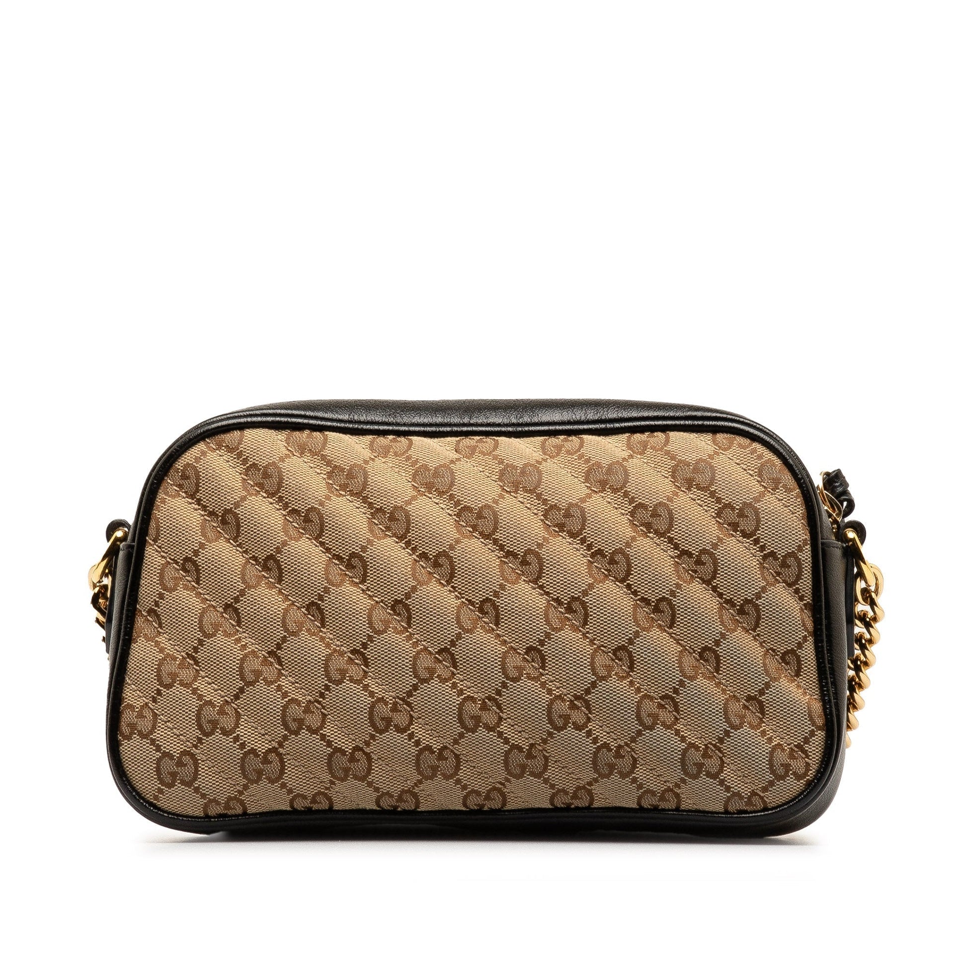 Gucci GG Marmont Leather Canvas Crossbody Style 2