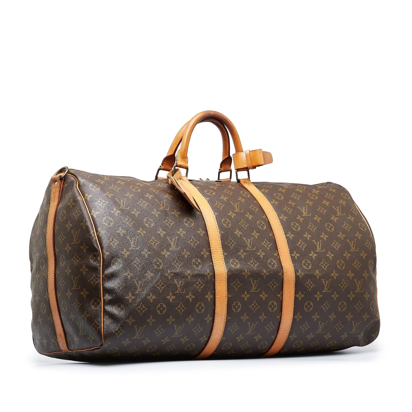 LOUIS VUITTON Monogram Keepall Bandouliere 60 Travel Bag