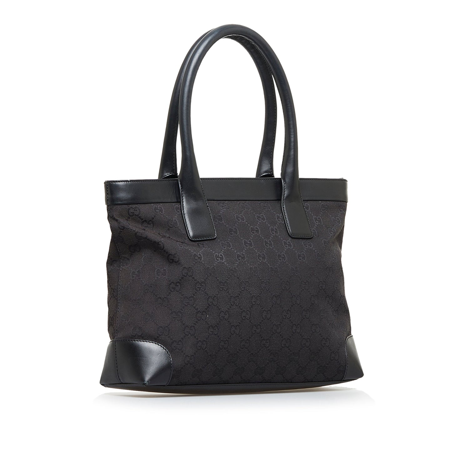 Gucci Leather Canvas Tote