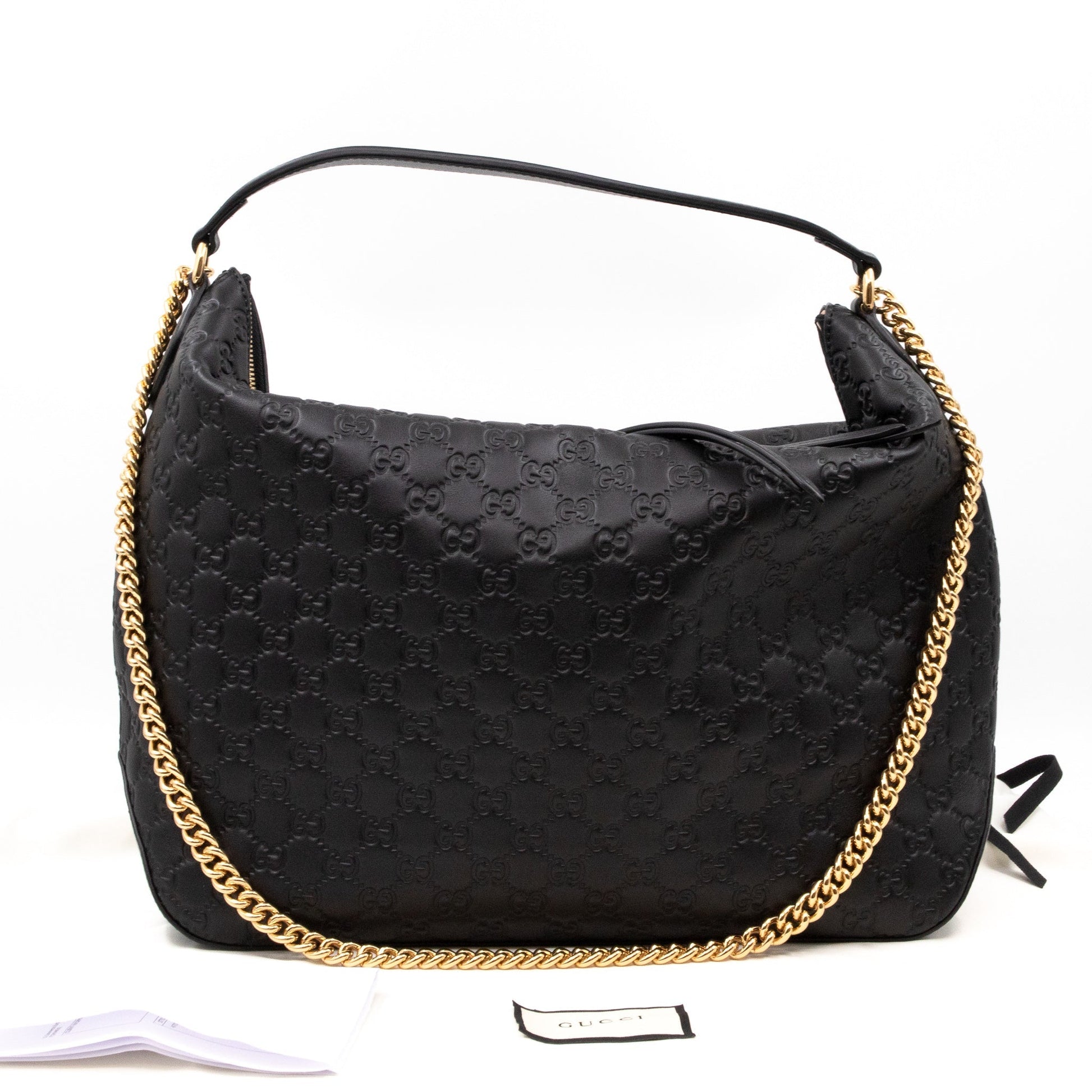 Gucci Chain Leather Shoulder Bag