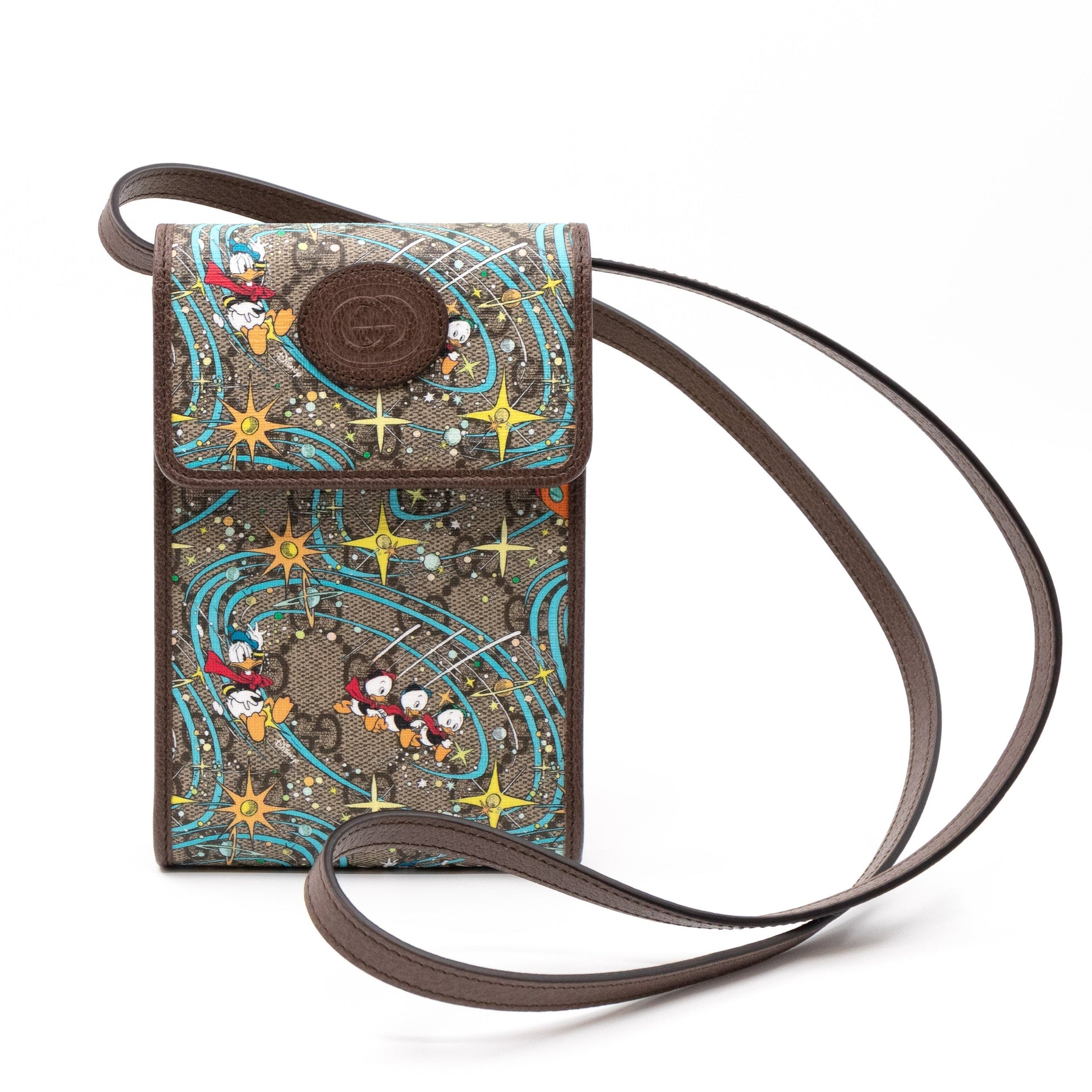 Gucci Leather Canvas Crossbody