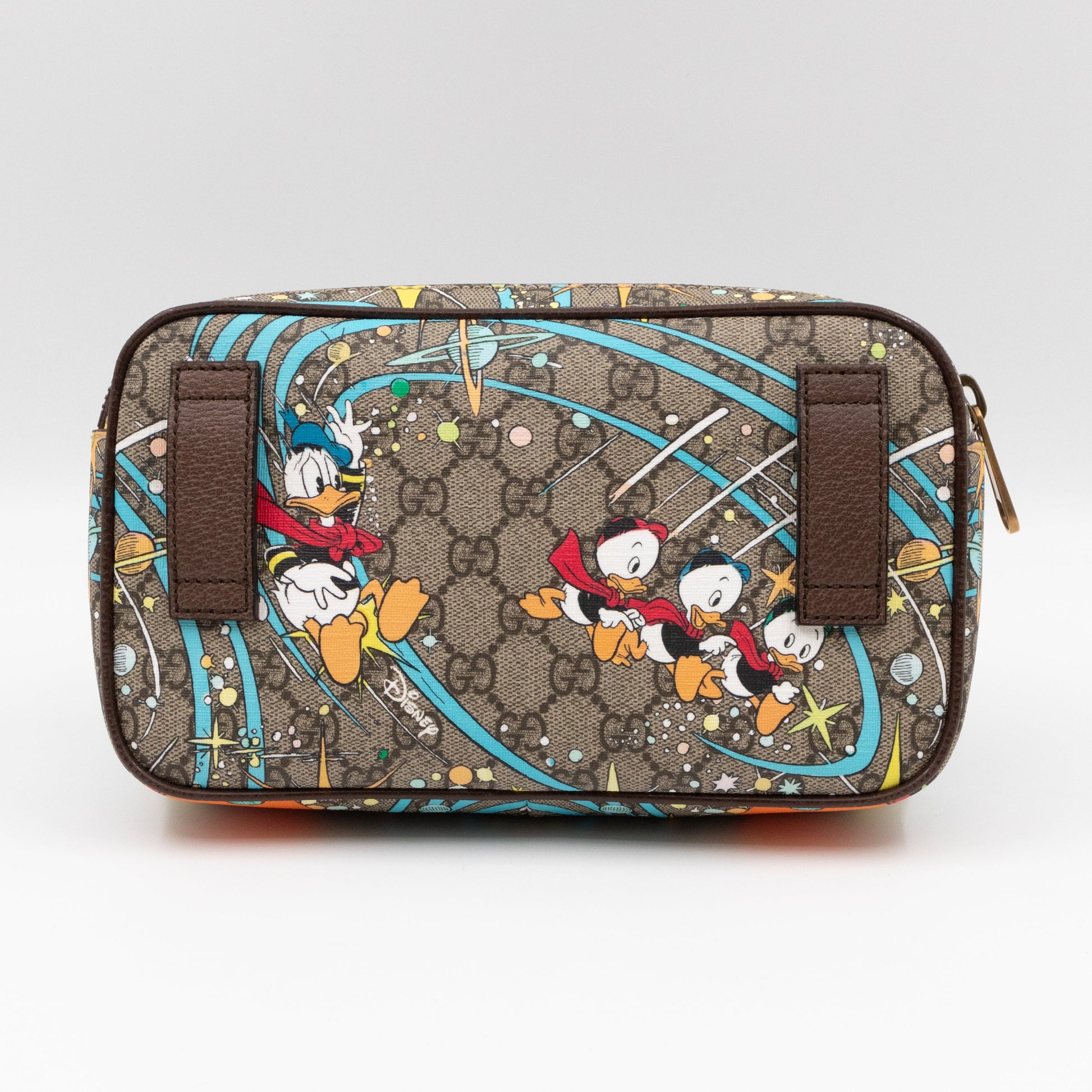 Gucci Leather Canvas Handbag