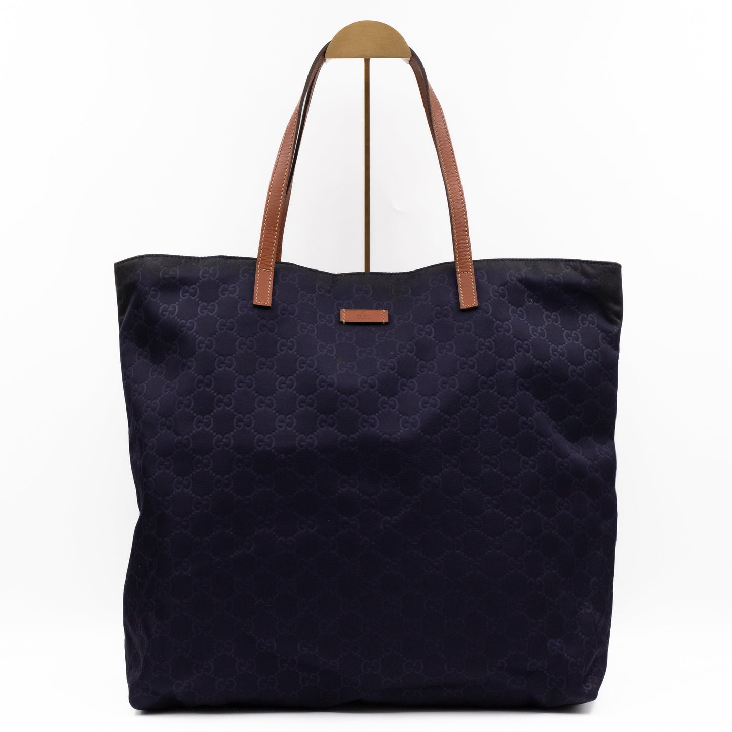 Gucci Nylon Leather Tote