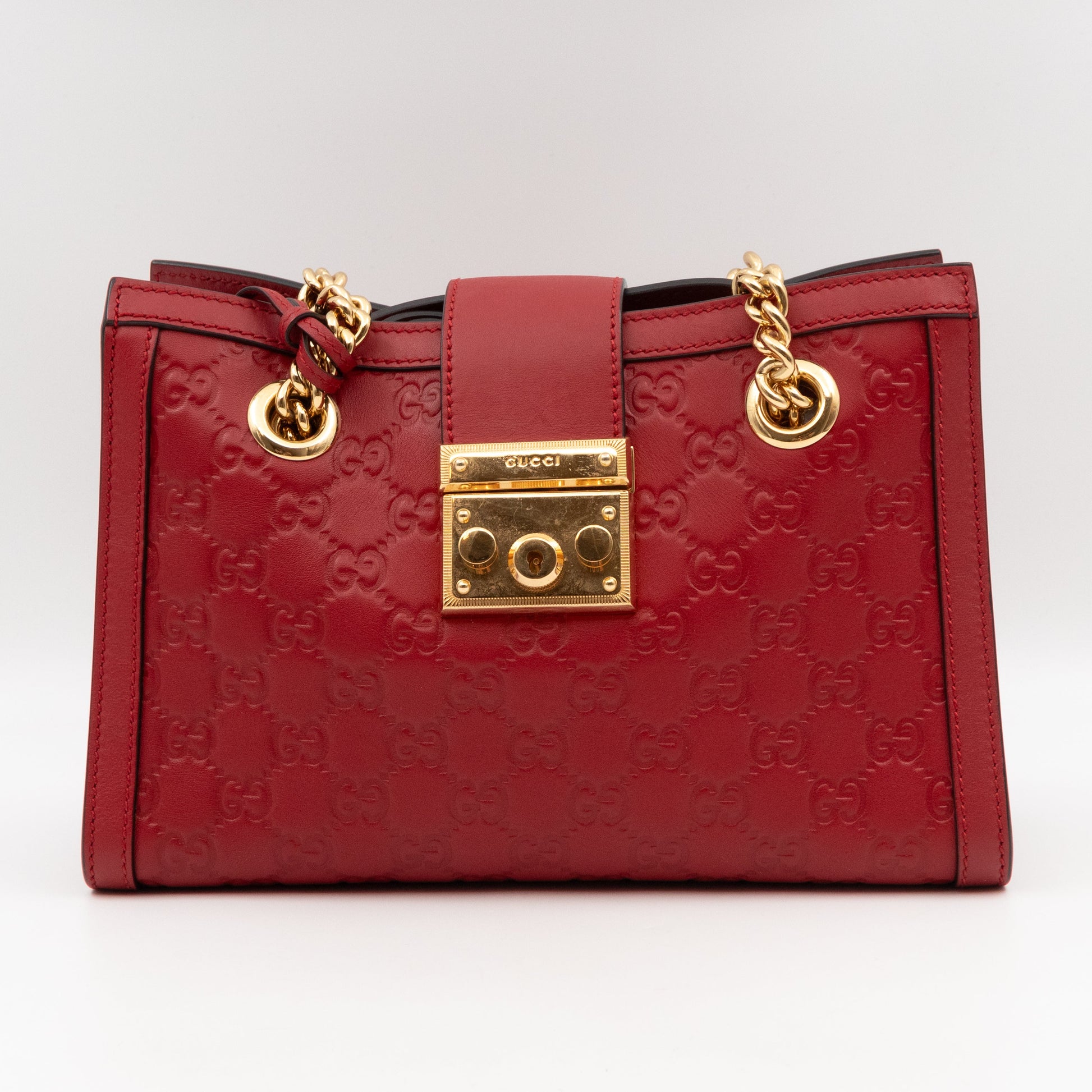 Gucci Chain Leather Crossbody