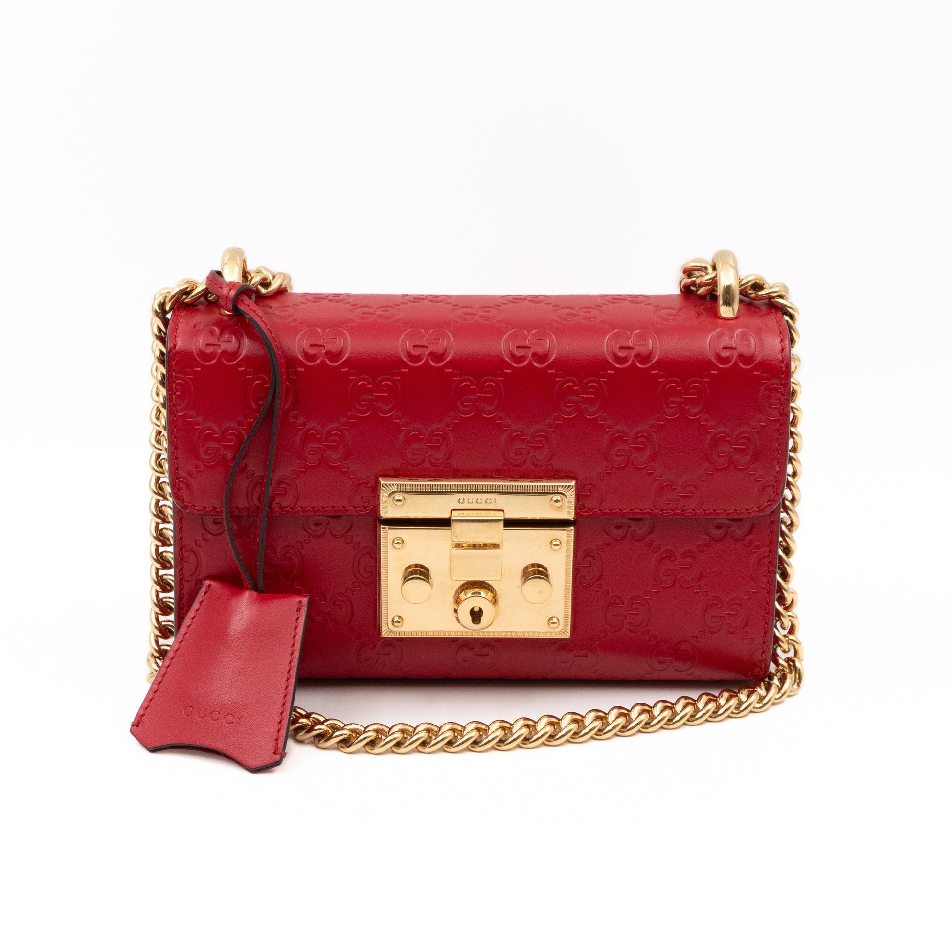 Gucci Chain Leather Crossbody