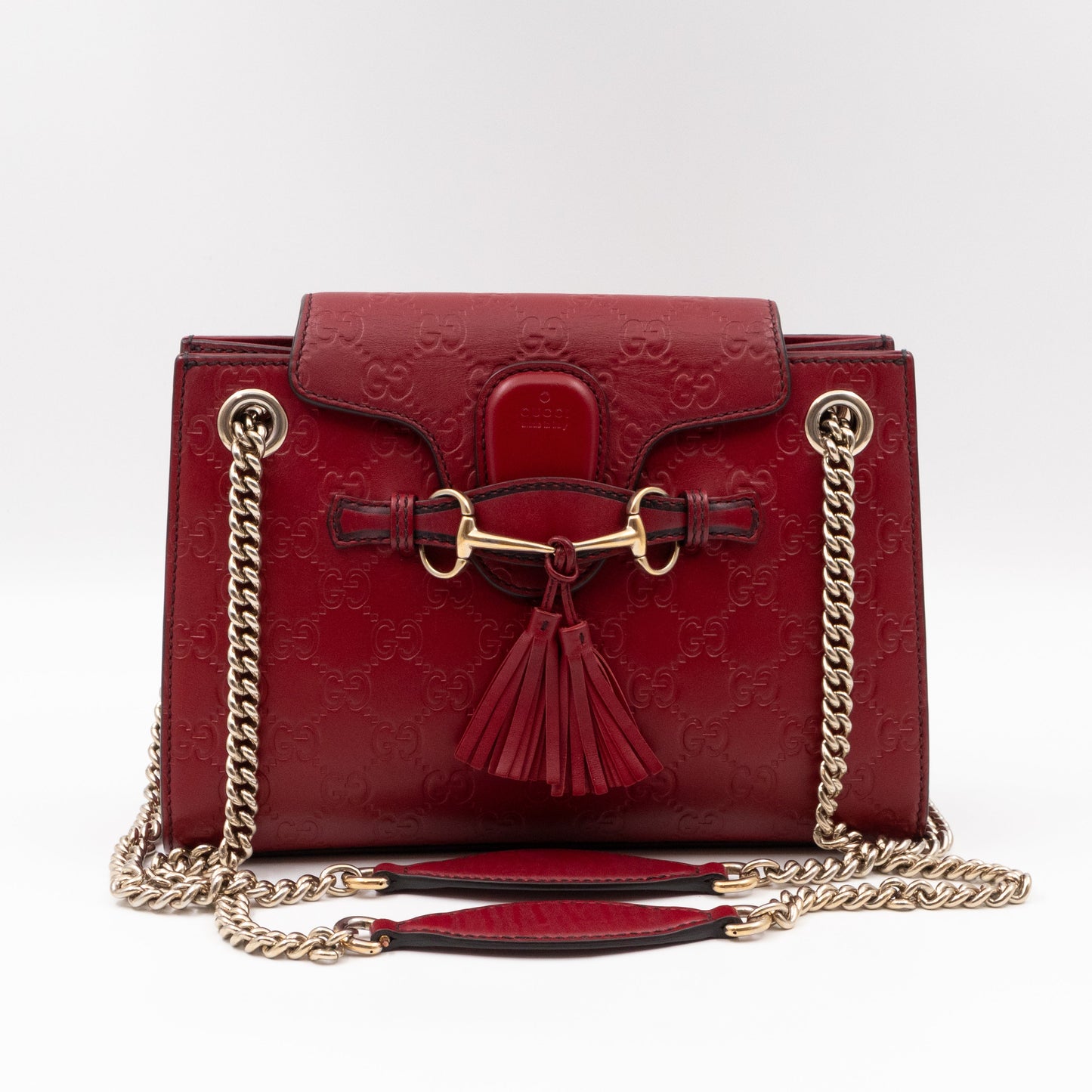 Gucci Chain Leather Shoulder Bag