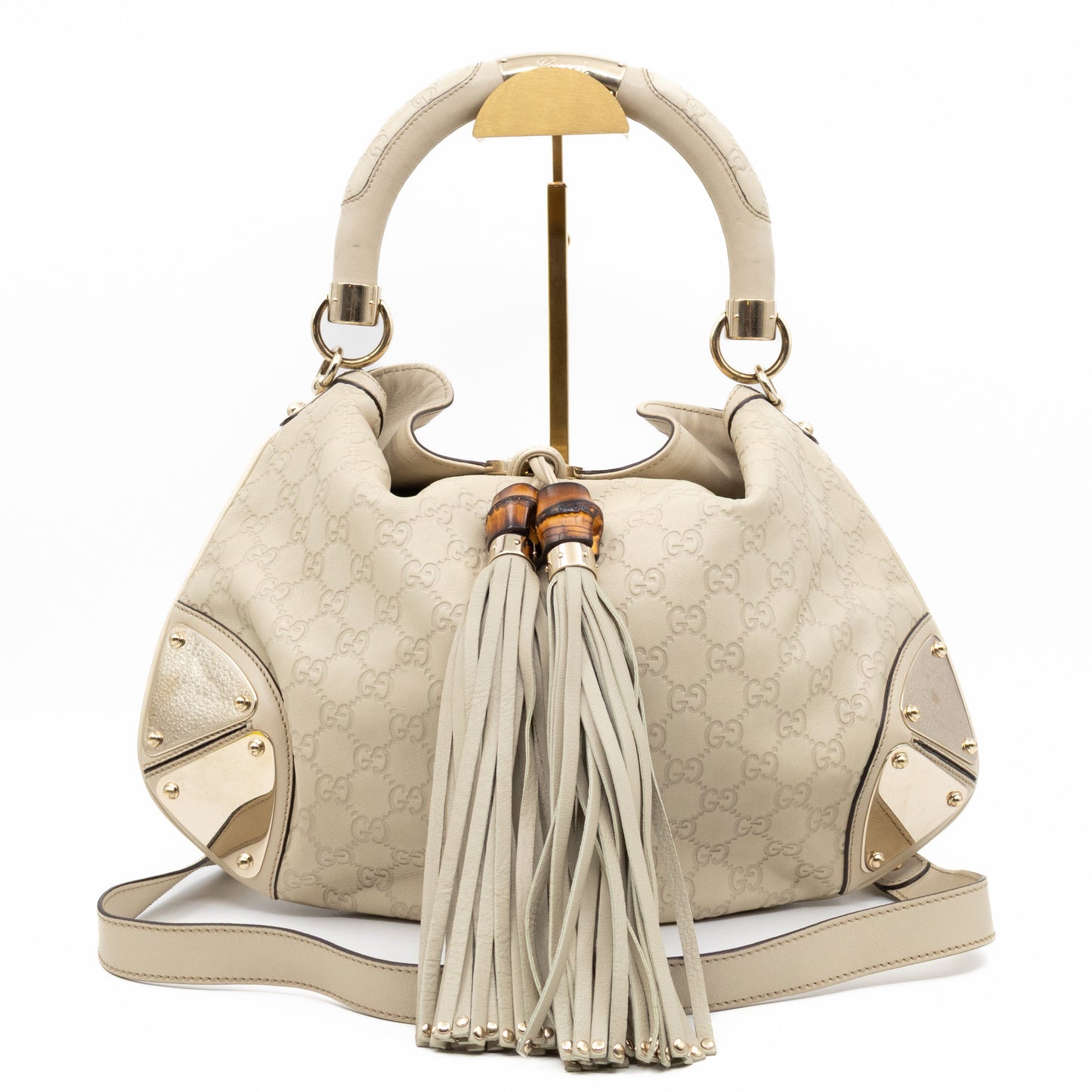 Gucci Leather Top Handle Crossbody