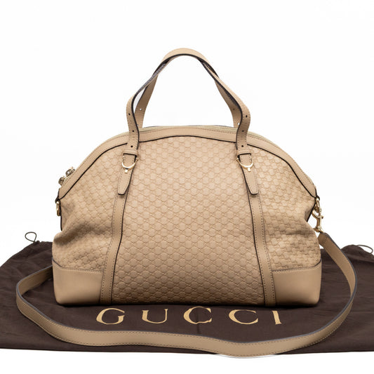 Gucci Leather Top Handle Shoulder Bag