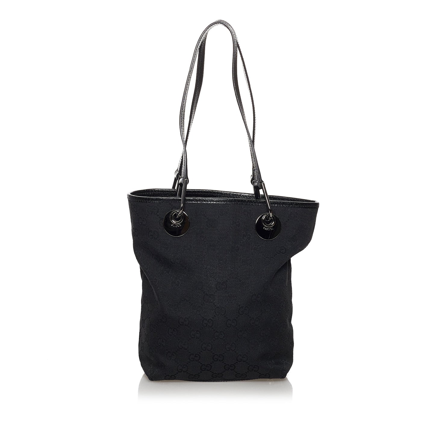 Gucci Leather Canvas Tote