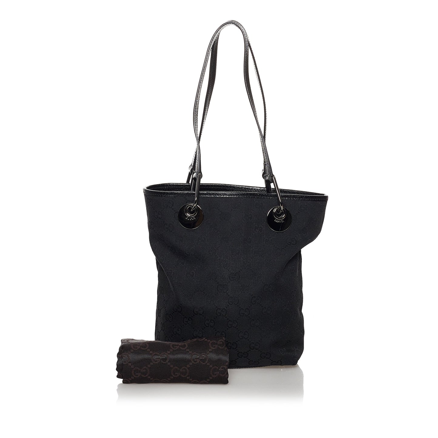 Gucci Leather Canvas Tote