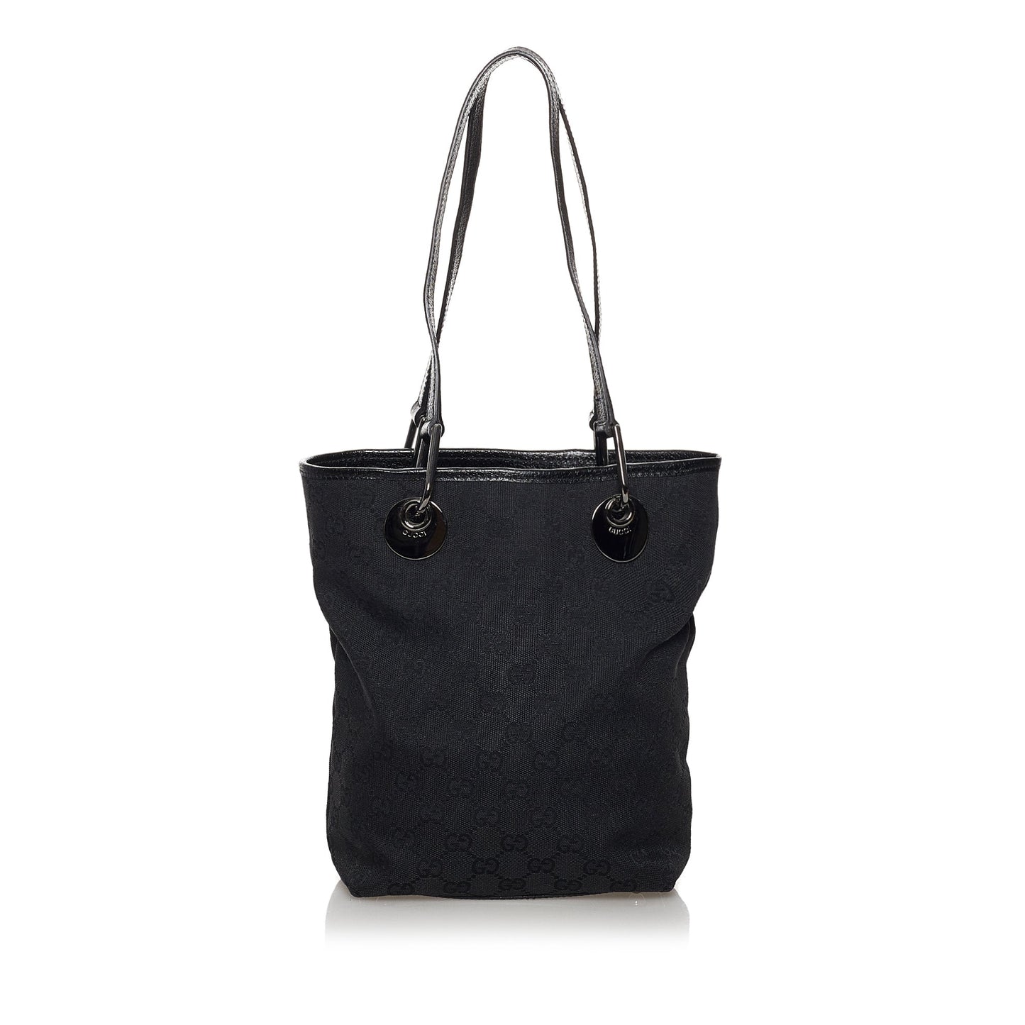 Gucci Leather Canvas Tote