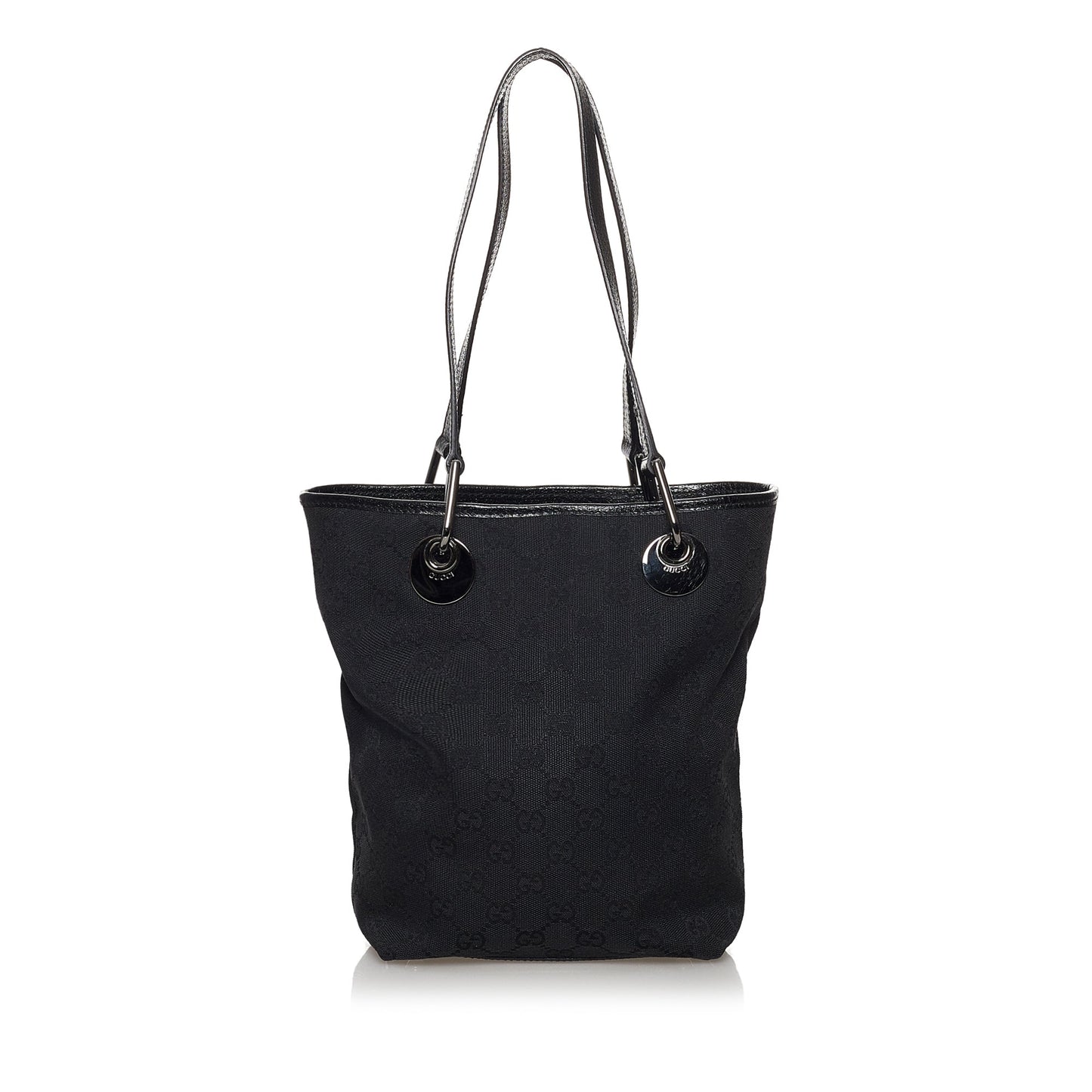 Gucci Leather Canvas Tote