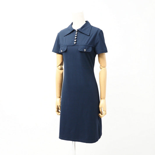 FENDI one piece Jersey Navy Women 42