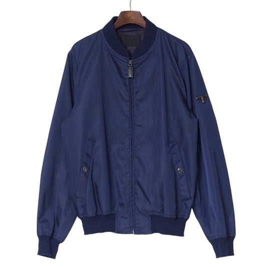 PRADA Jacket SGH038 Nylon Navy mens 46