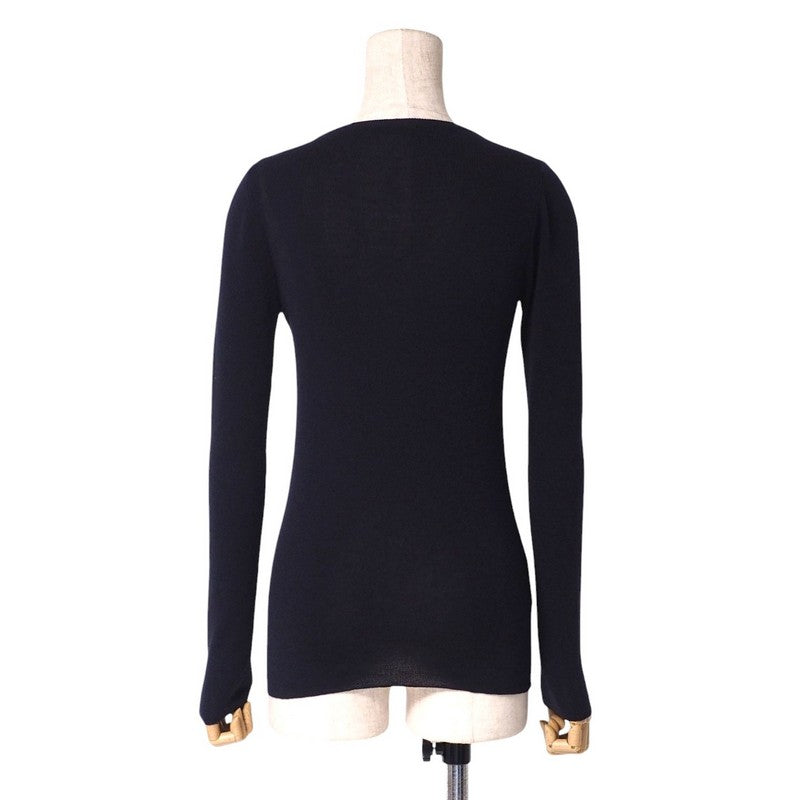 PRADA sweater P24621 1AGE knit Navy Women 40