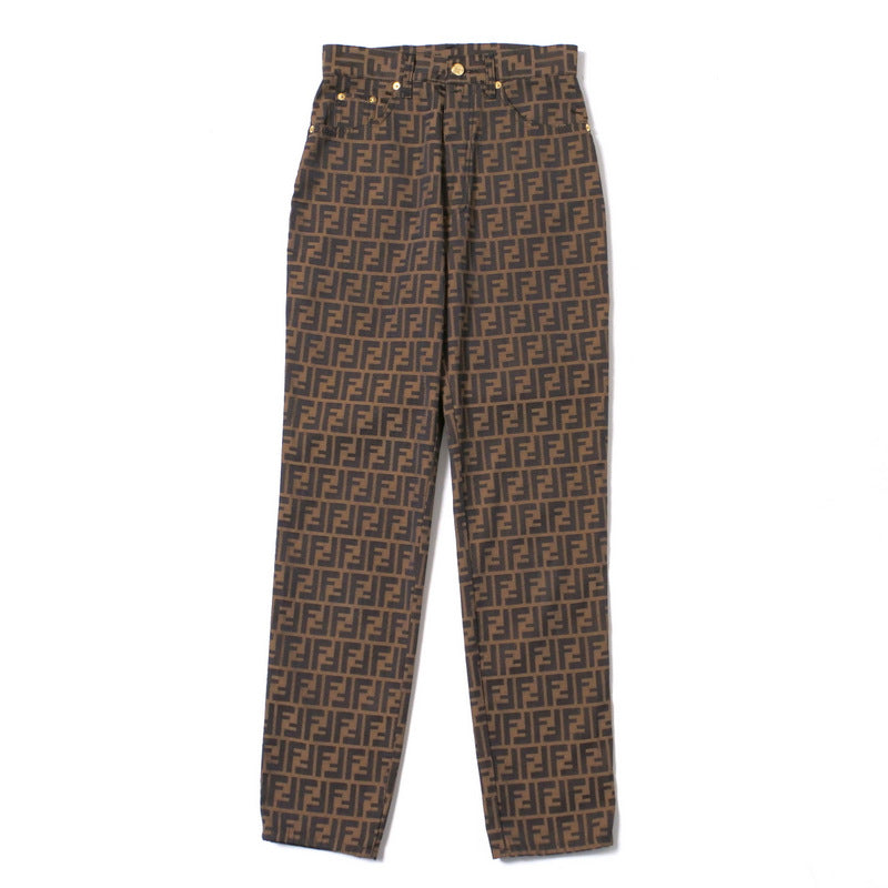 FENDI Pants polyester Brown 29 inches